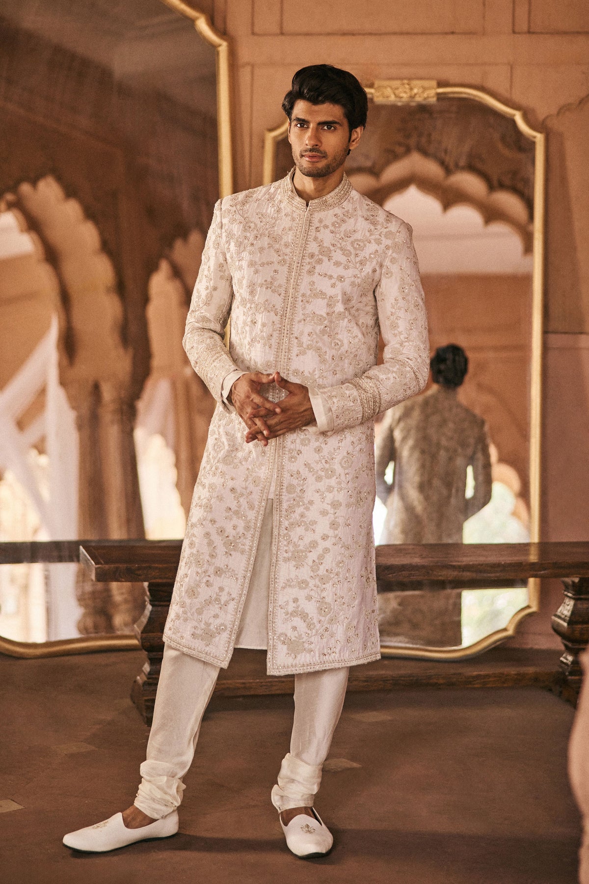 Ivory Sherwani Set