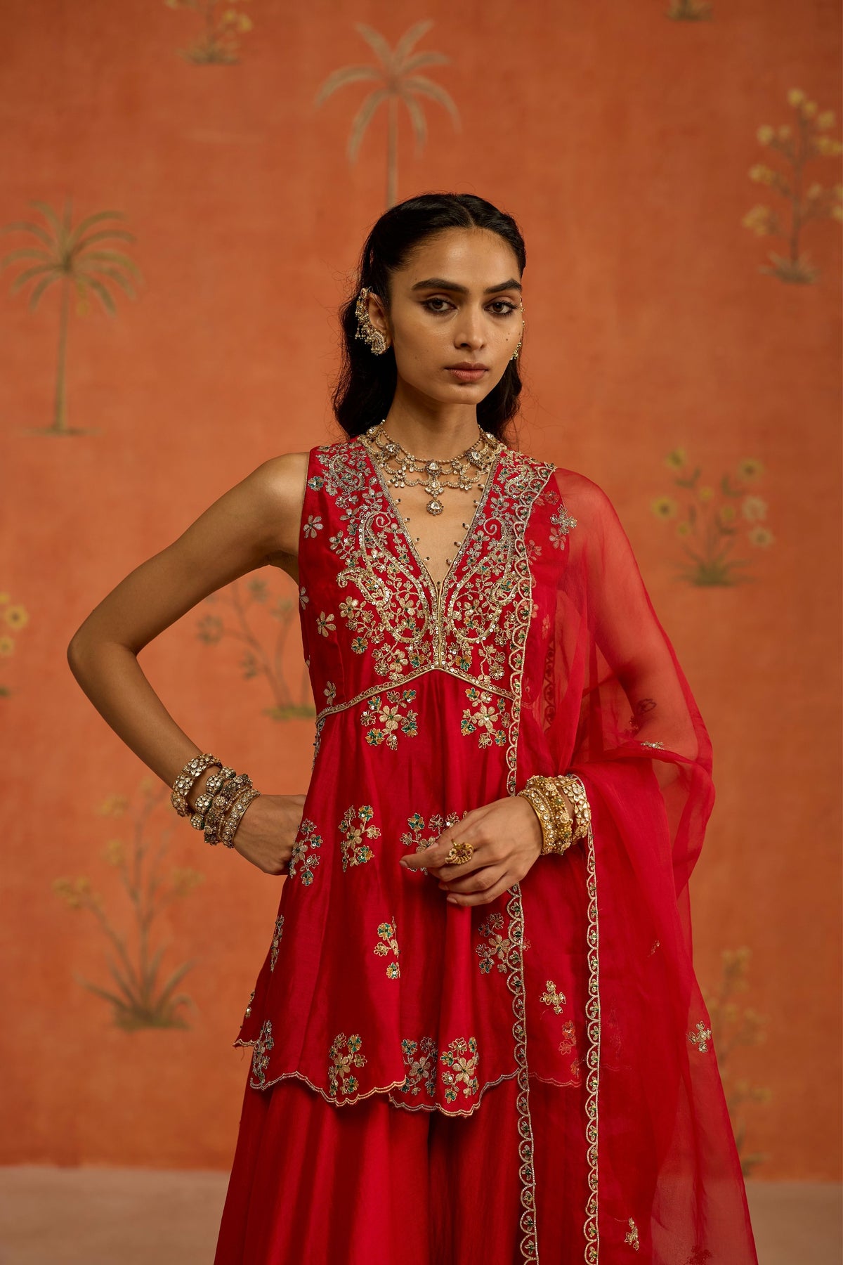Yuvika Sharara Set