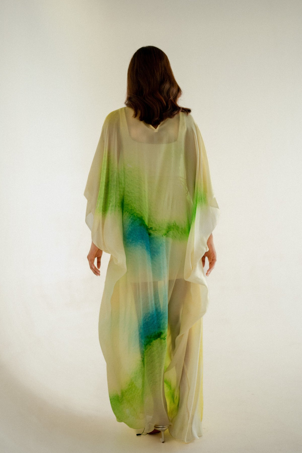 Printed Tie Up Kaftan