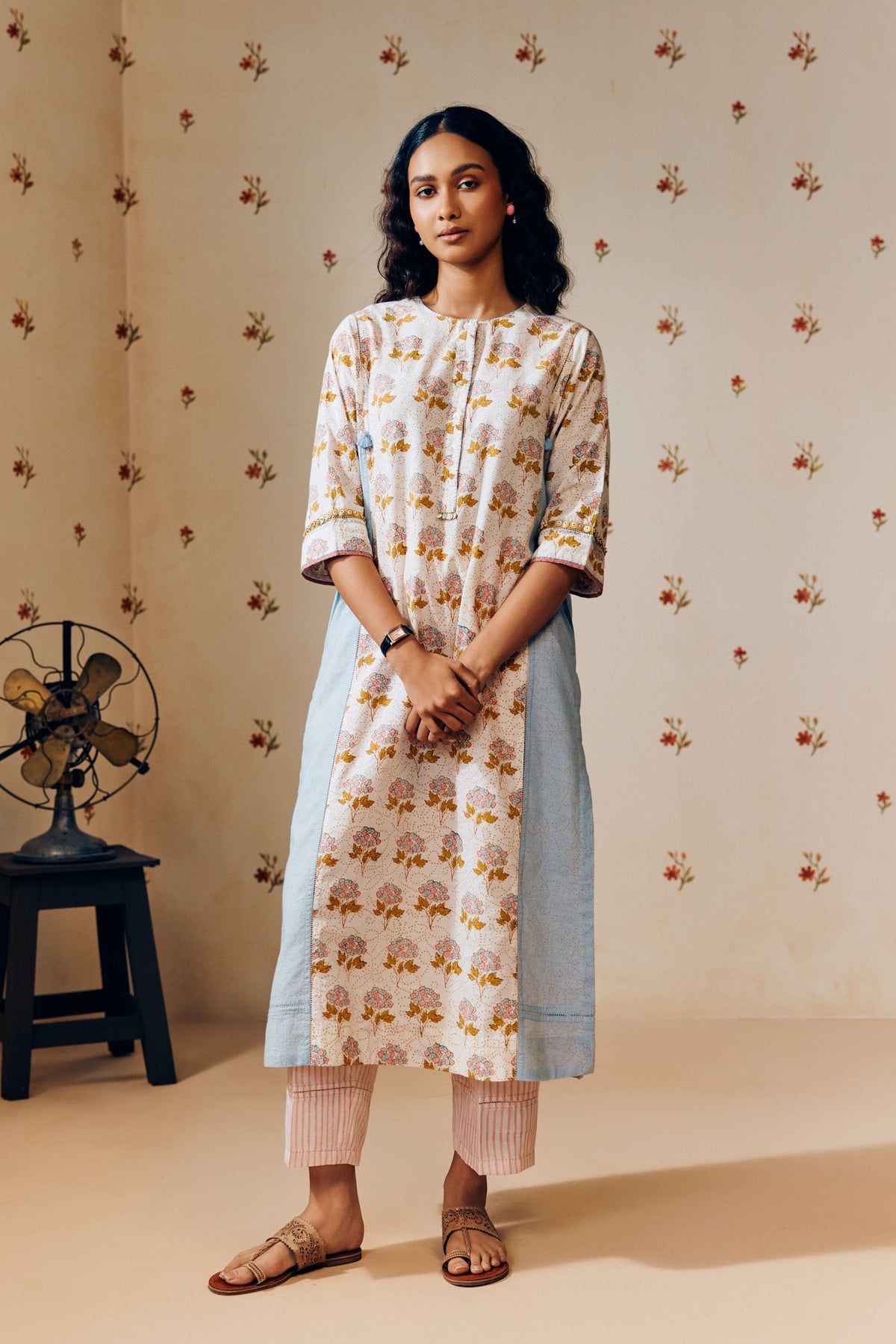 Khadi Cotton Kurta Set