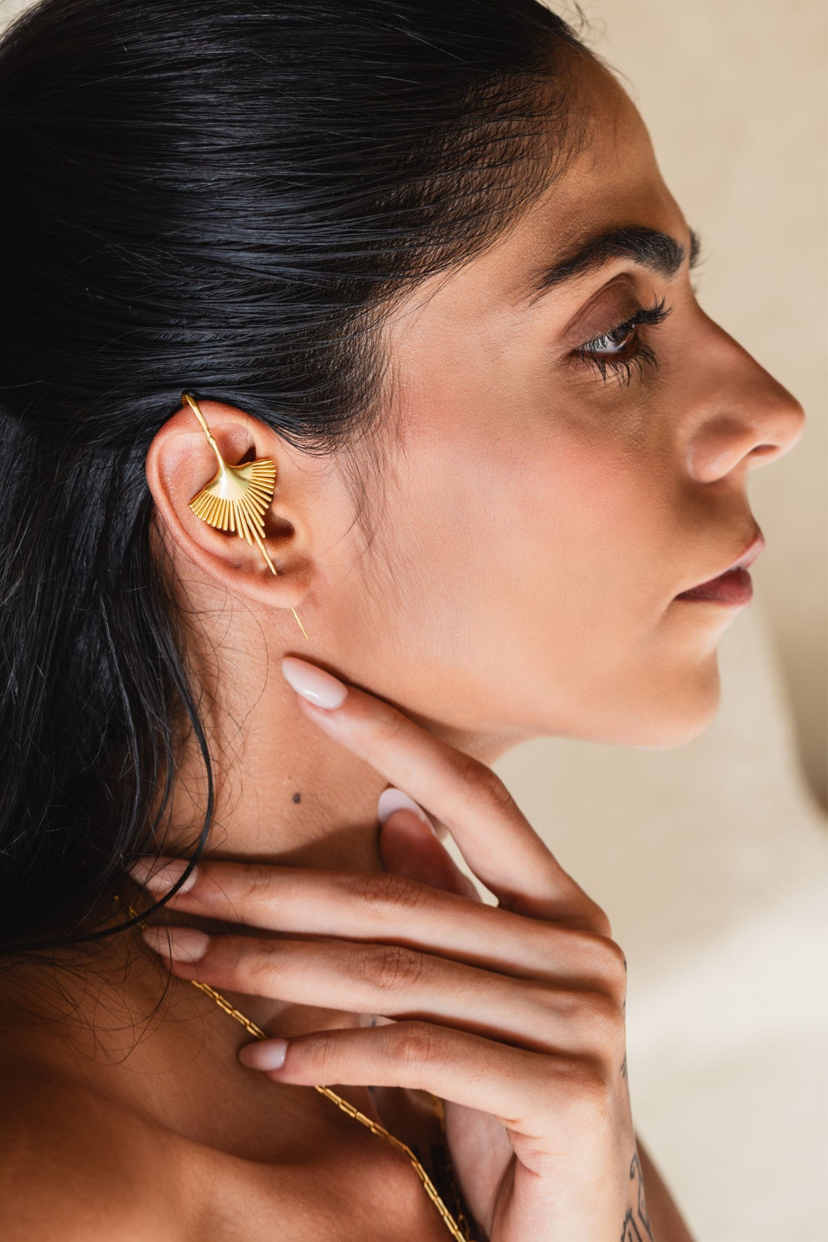 Eagle Ear Cuff Gold