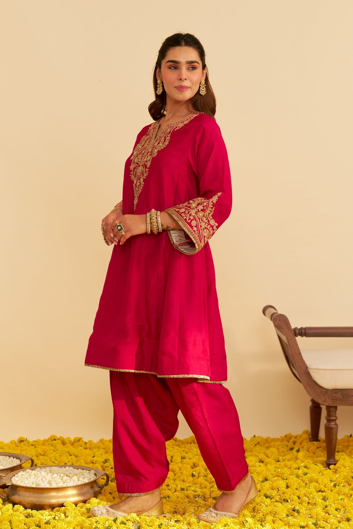 Marwa Pink Salwar Set