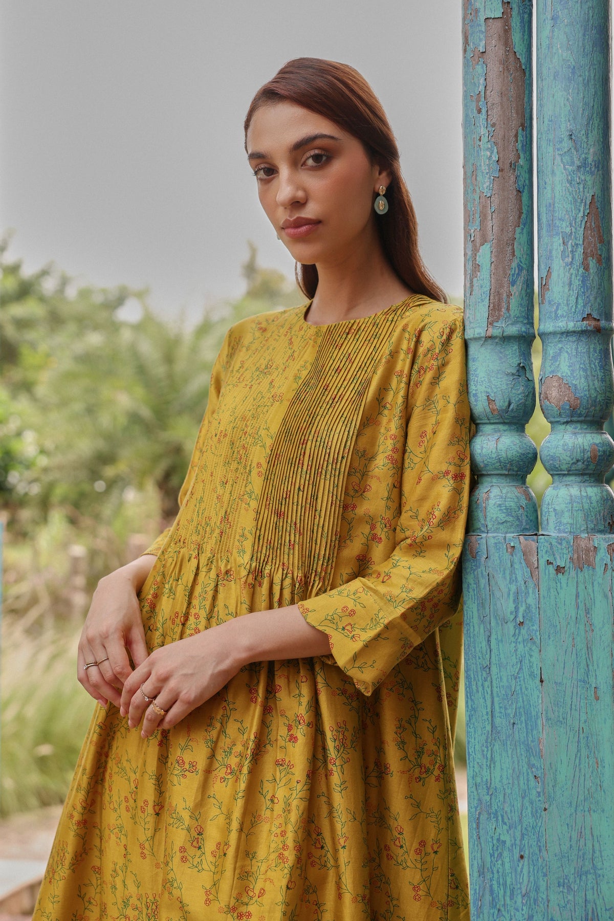 Tuscany Pintuck Kurta Set