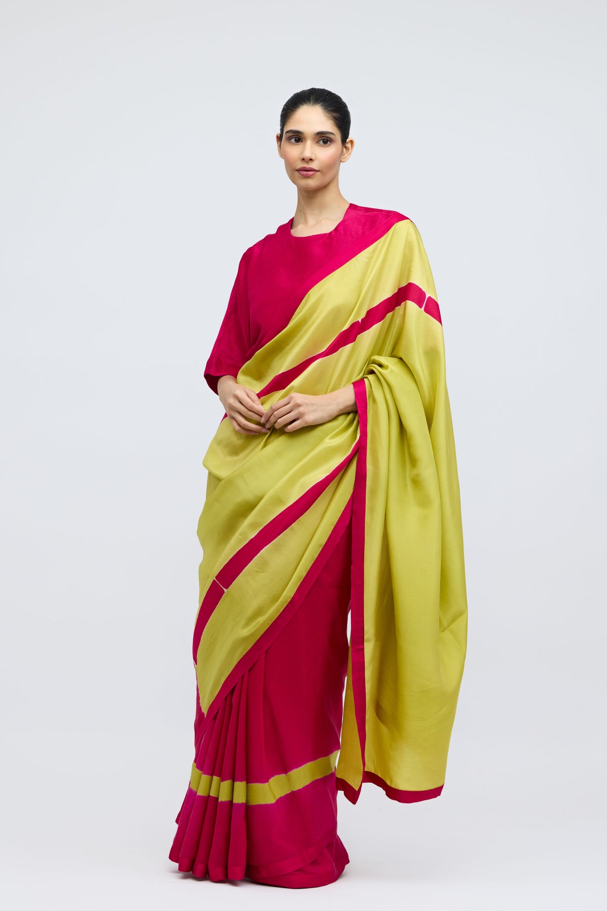 Aks Hand Dyed Silk Saree
