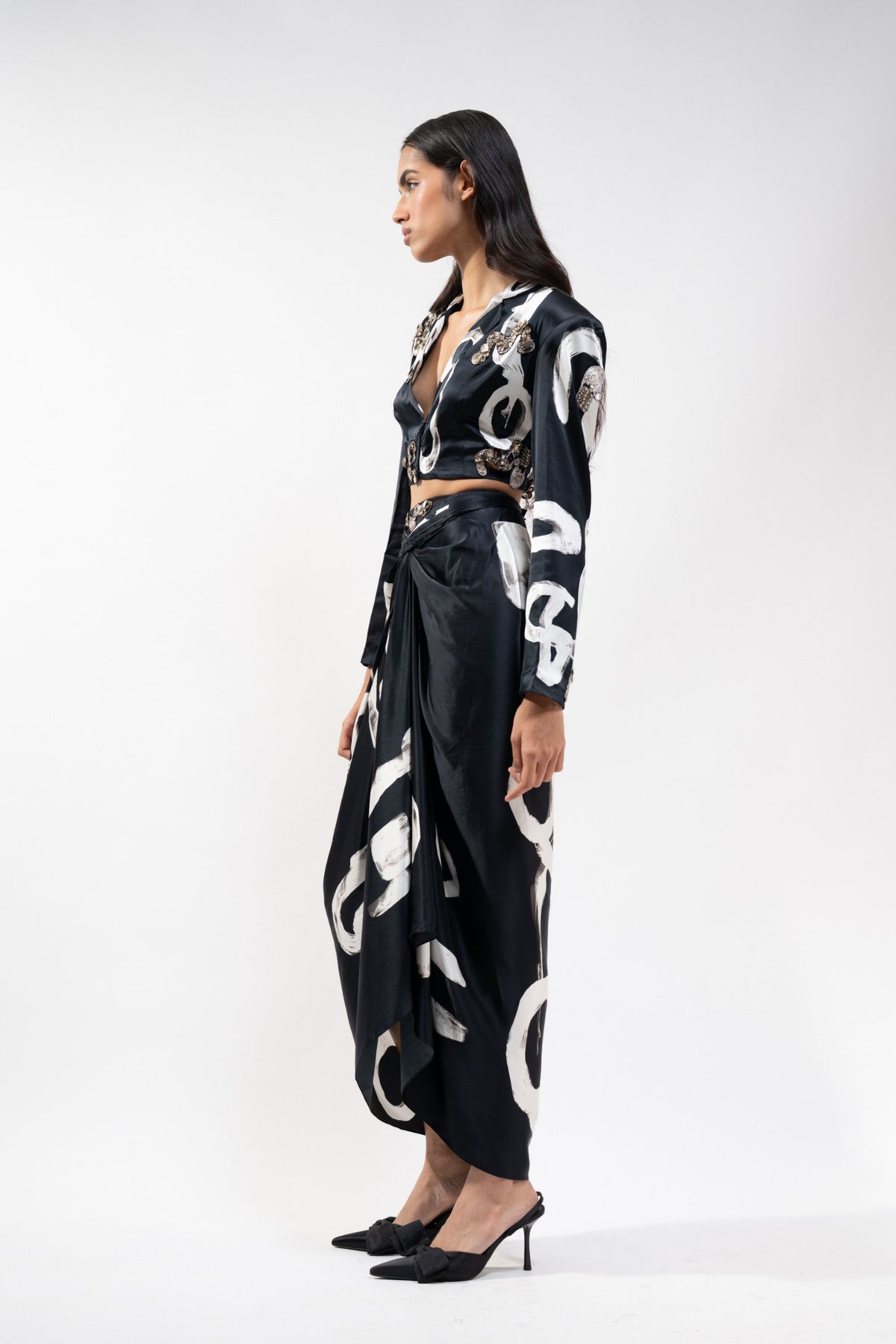 Knotted Skirt Set