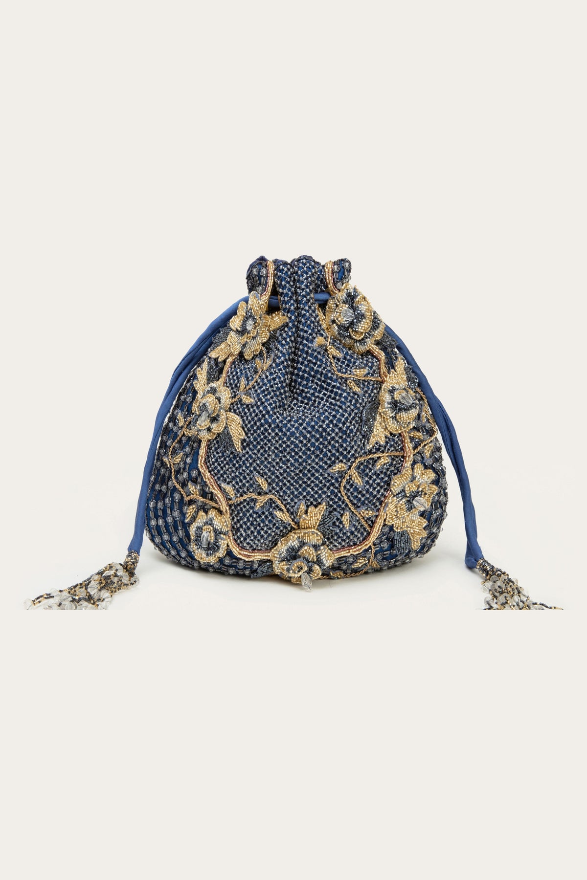 Gloria Navy Blue Potli