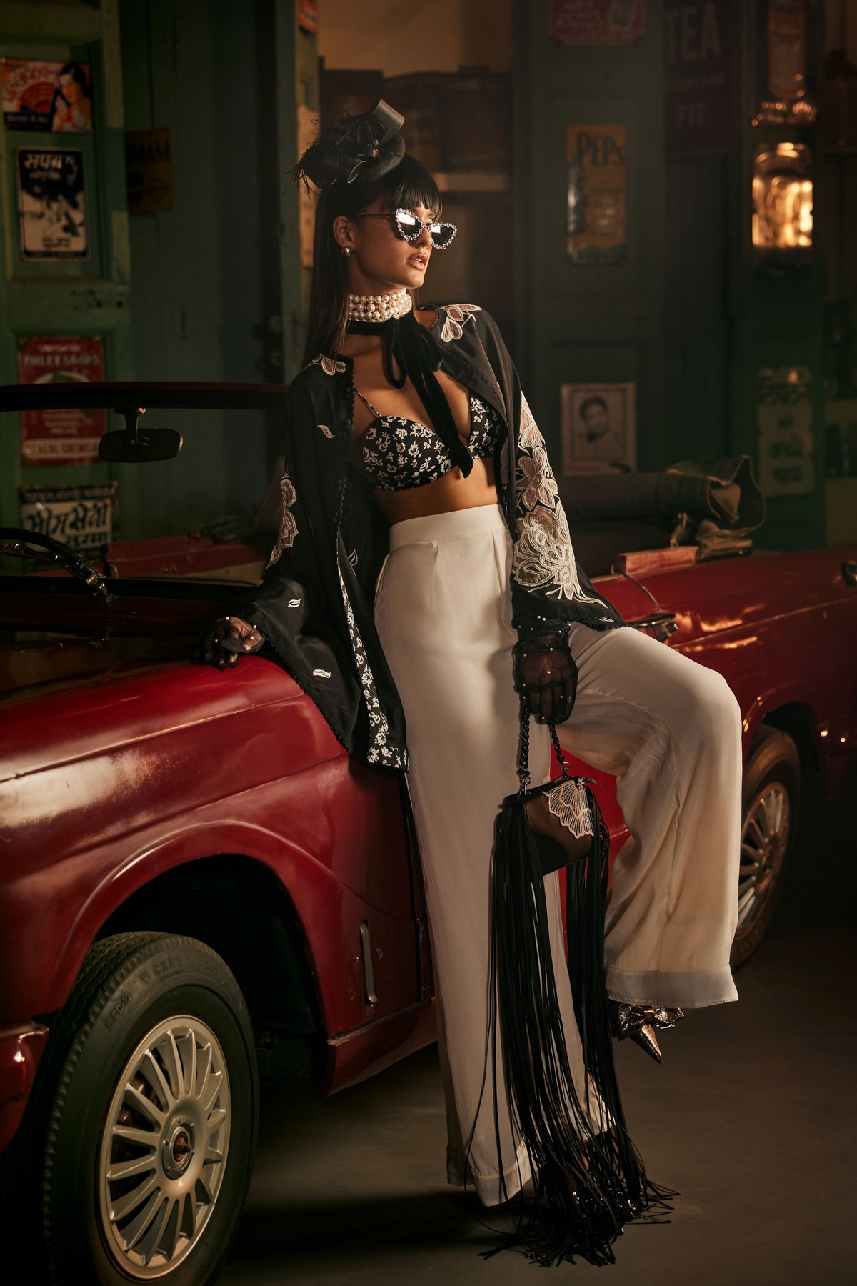 Black and White Co-ord Set