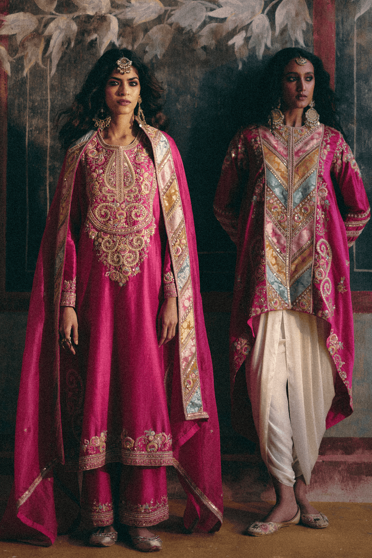 Fuchsia Pink Straight Kurta Set