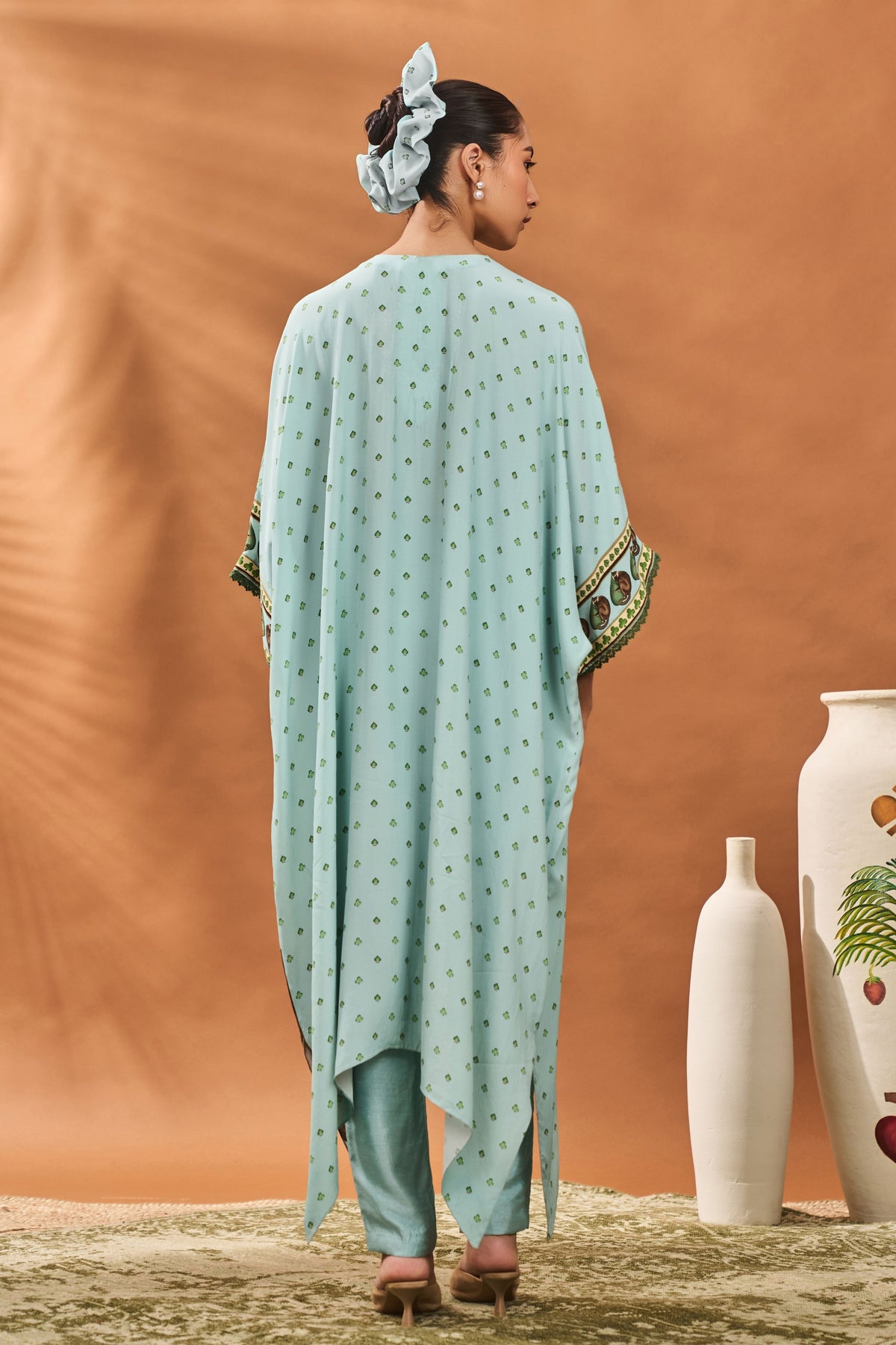 Blue Ace of Spades Kurta Set
