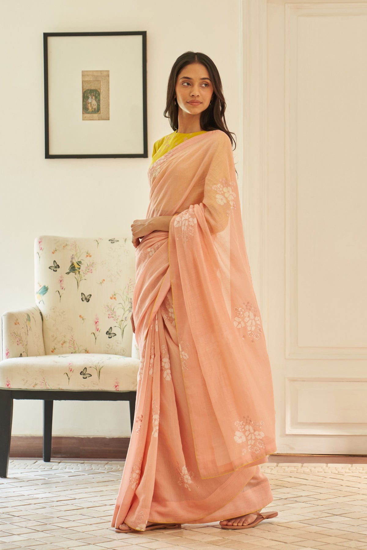 Tulip Floral Saree