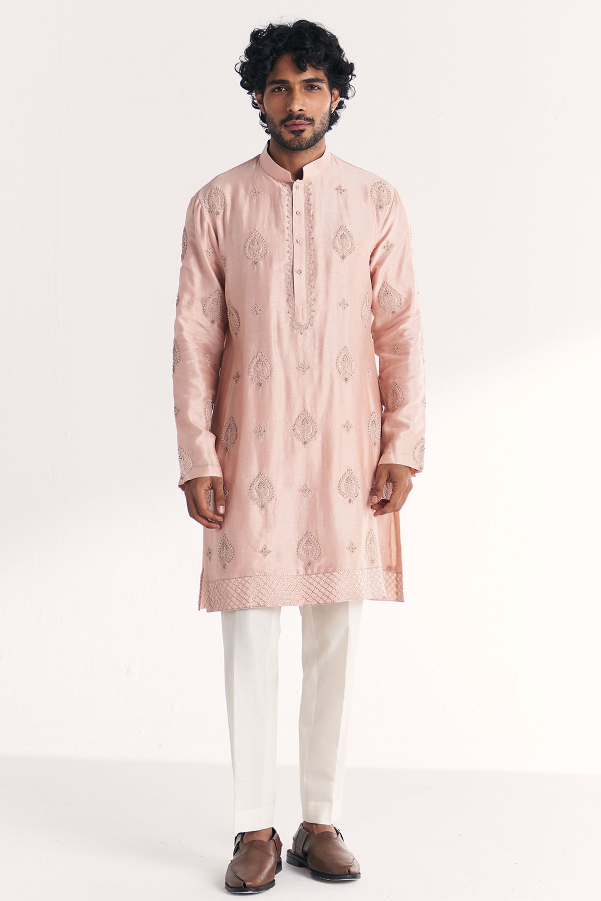 Umber Pink Kurta Set