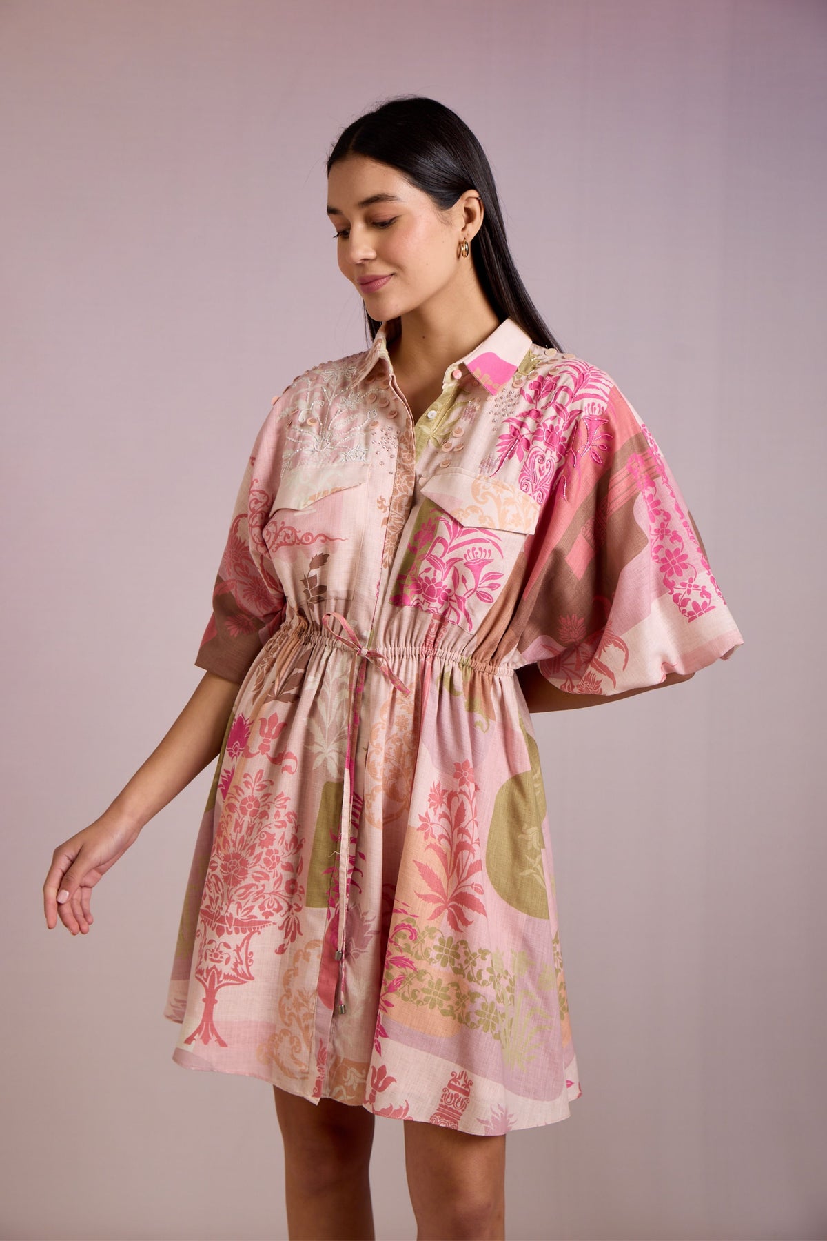 Arch Mini Shirt Dress