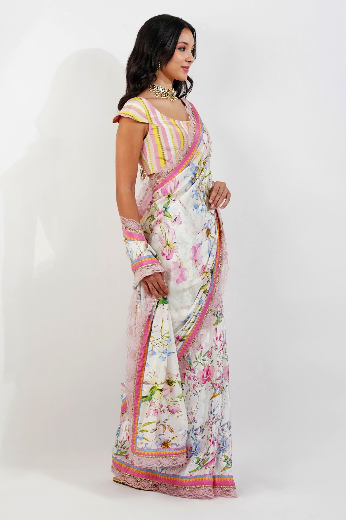 Summer Floral Saree
