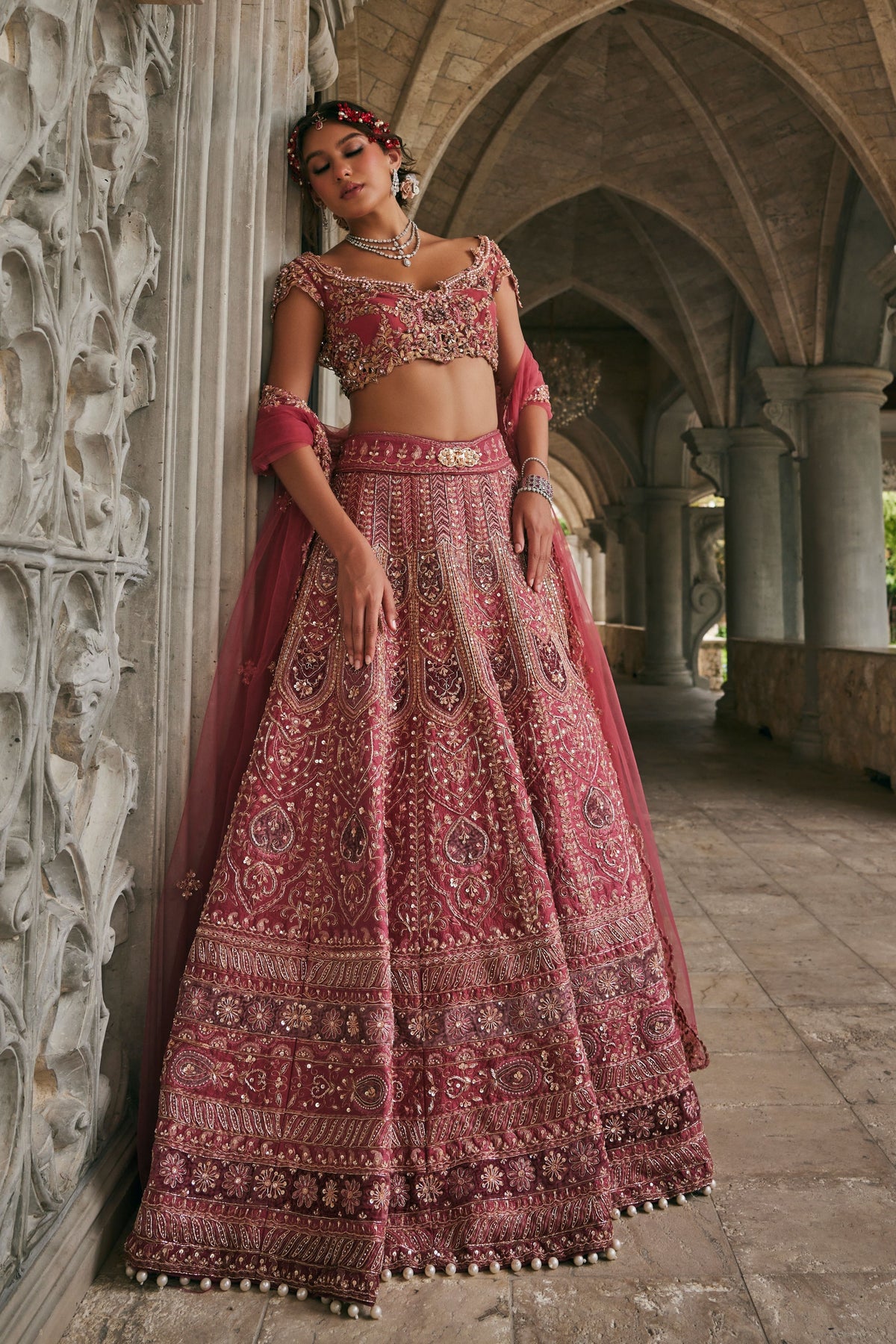Dusk Blossam Lehenga set