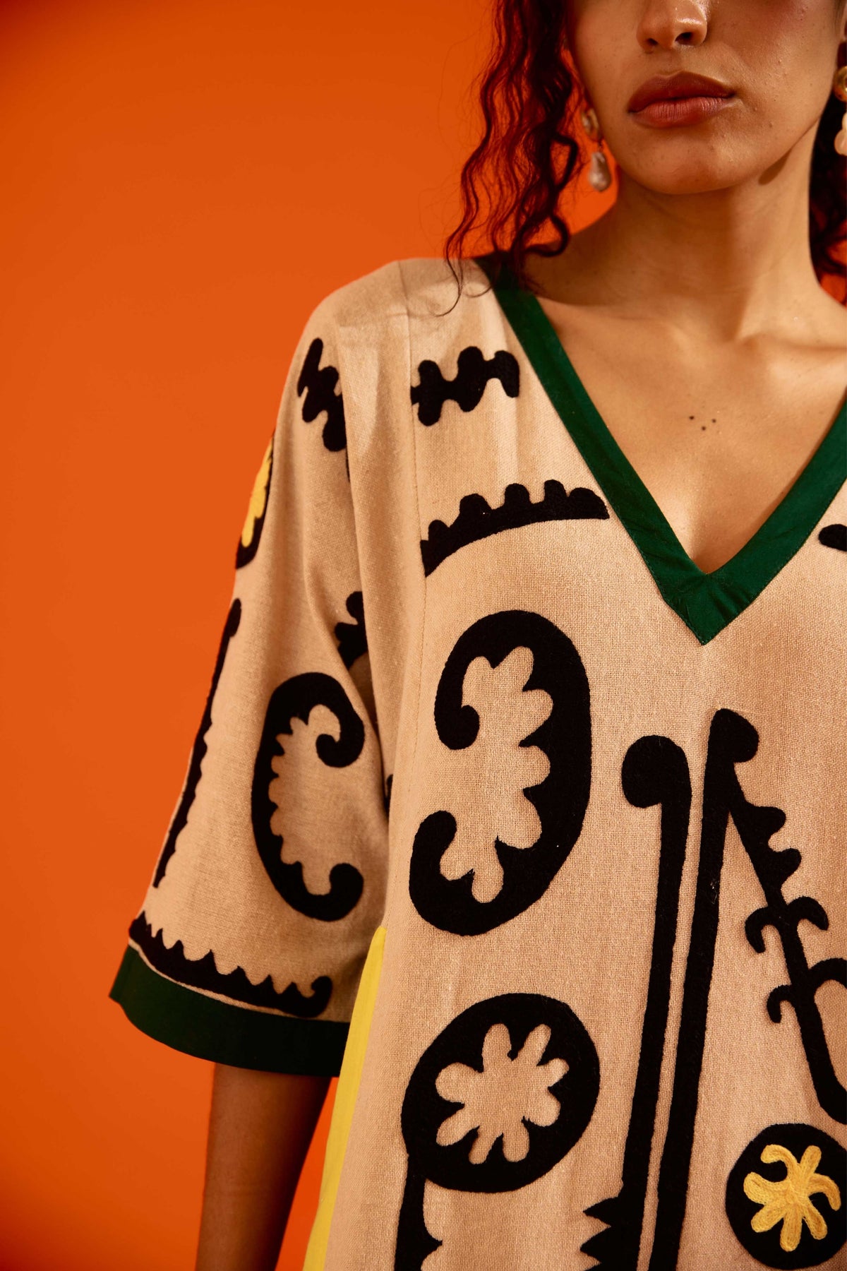 Maasai Motif Tunic Set