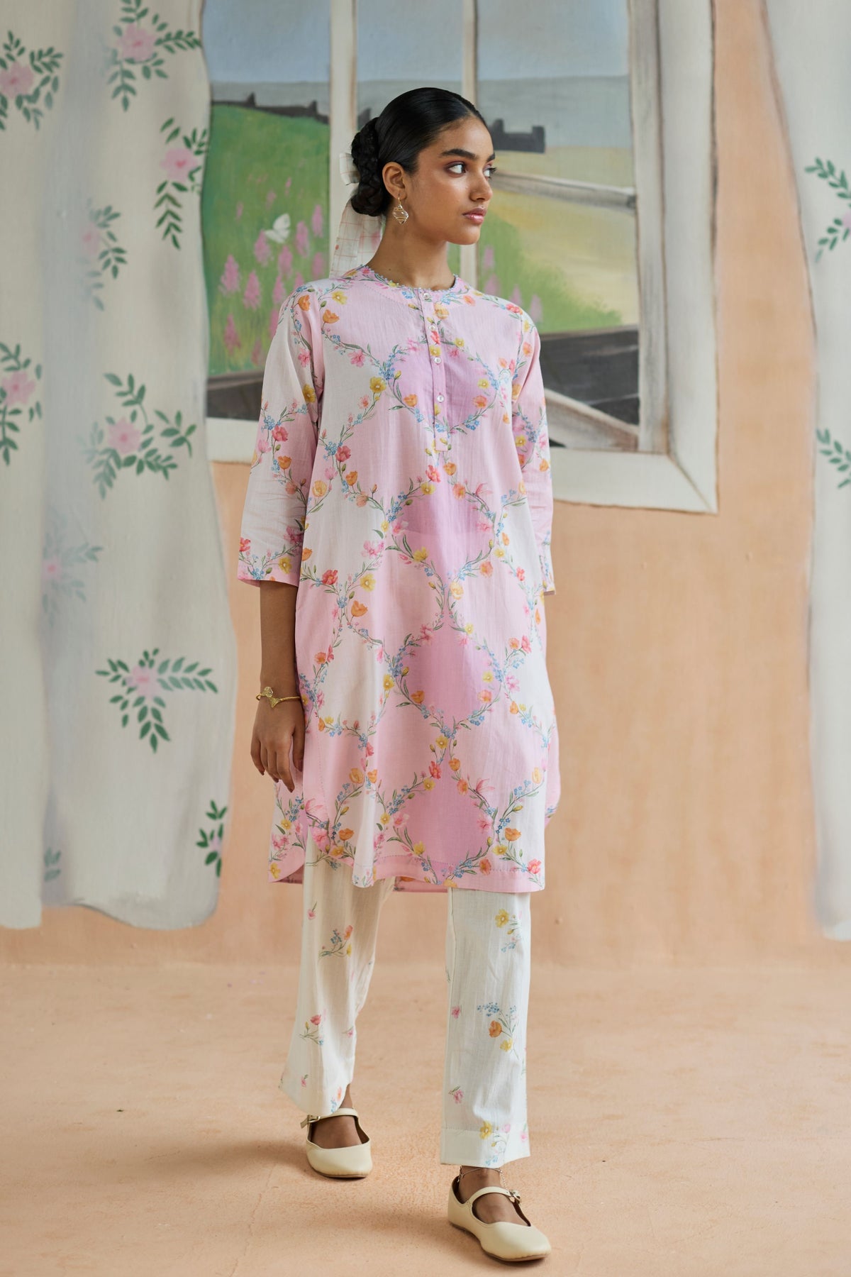 Drift and Dream Mid Kurta Set