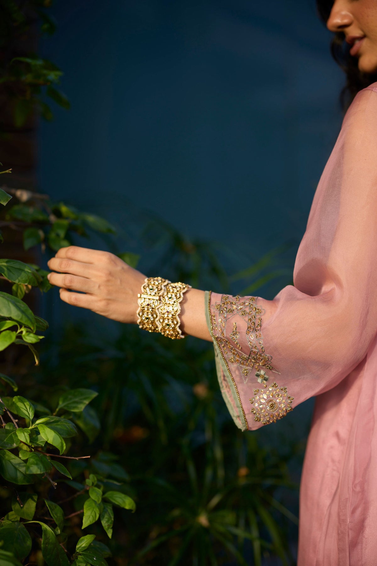 Pink Rawani Kurta Set