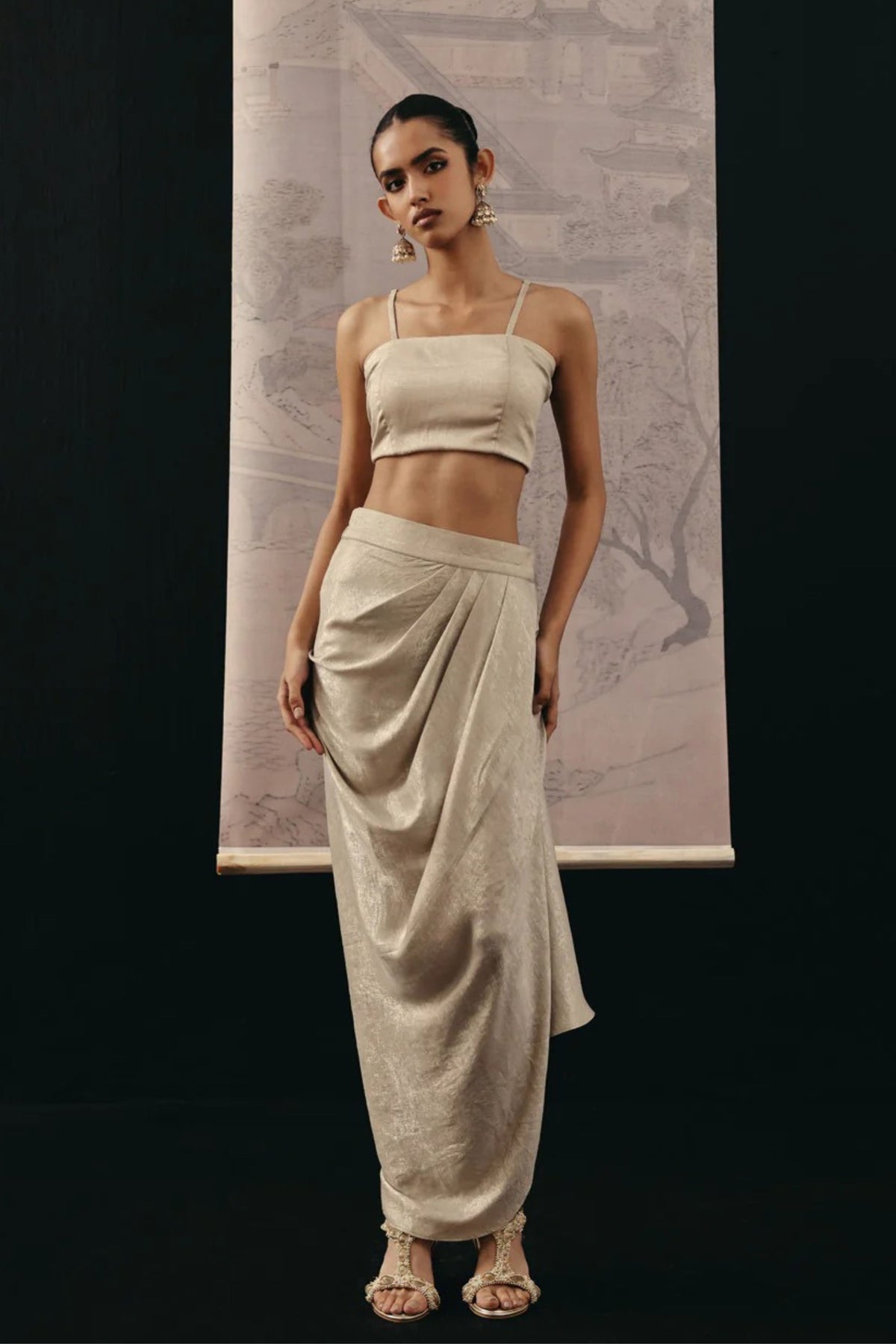 Silver Shimmer Skirt
