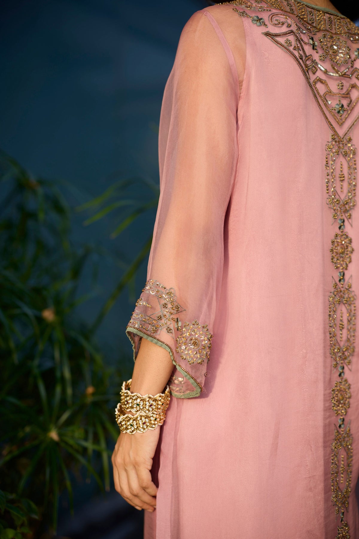 Pink Rawani Kurta Set