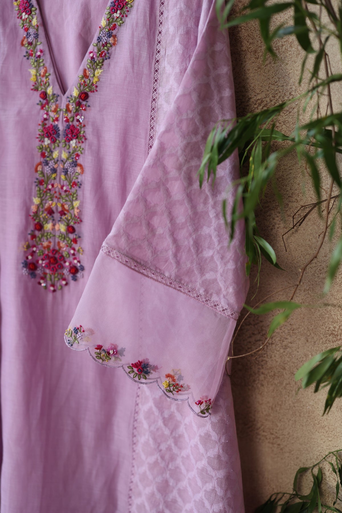 Rua Light Purple Kurta Set
