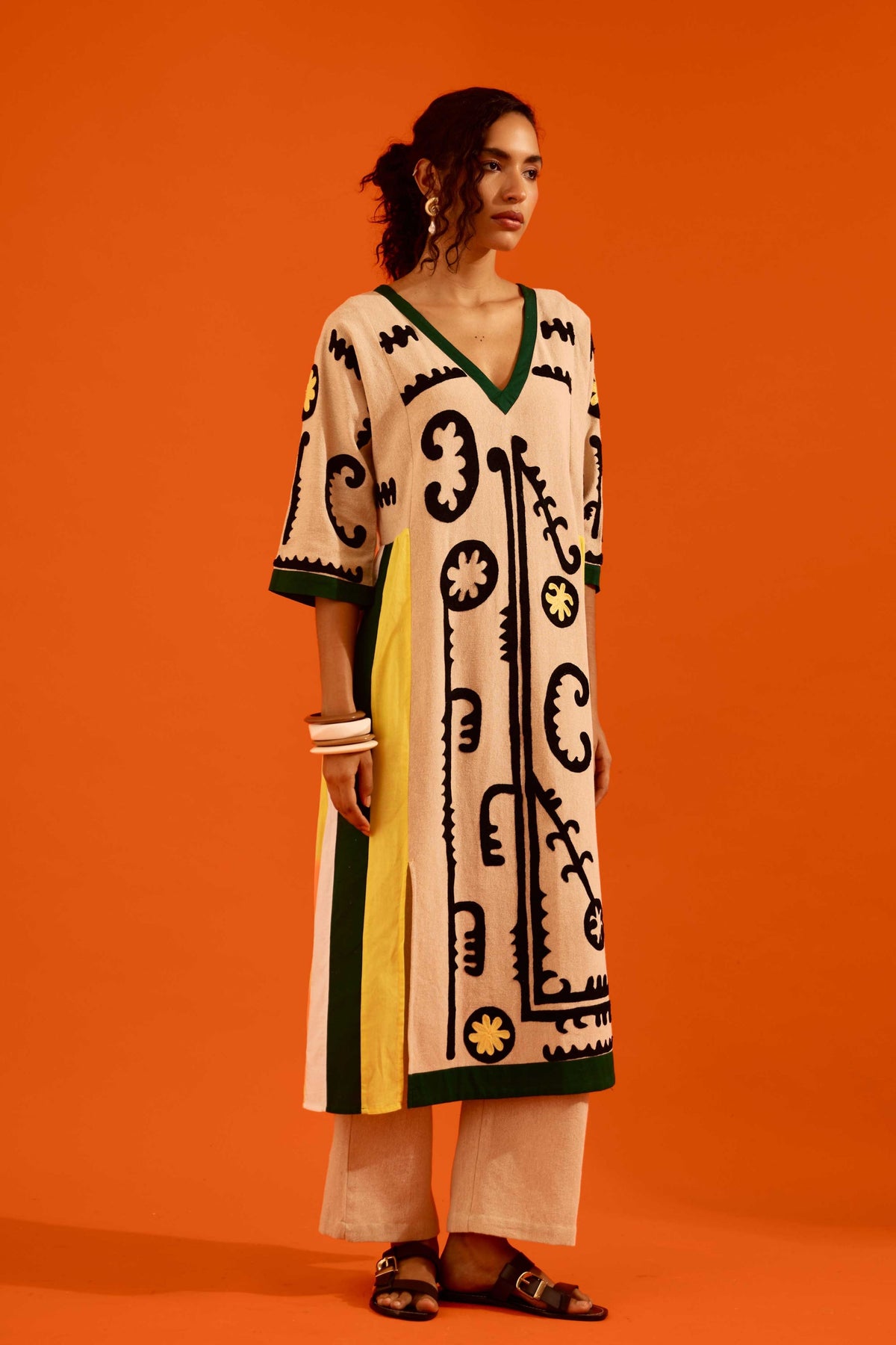 Maasai Motif Tunic Set