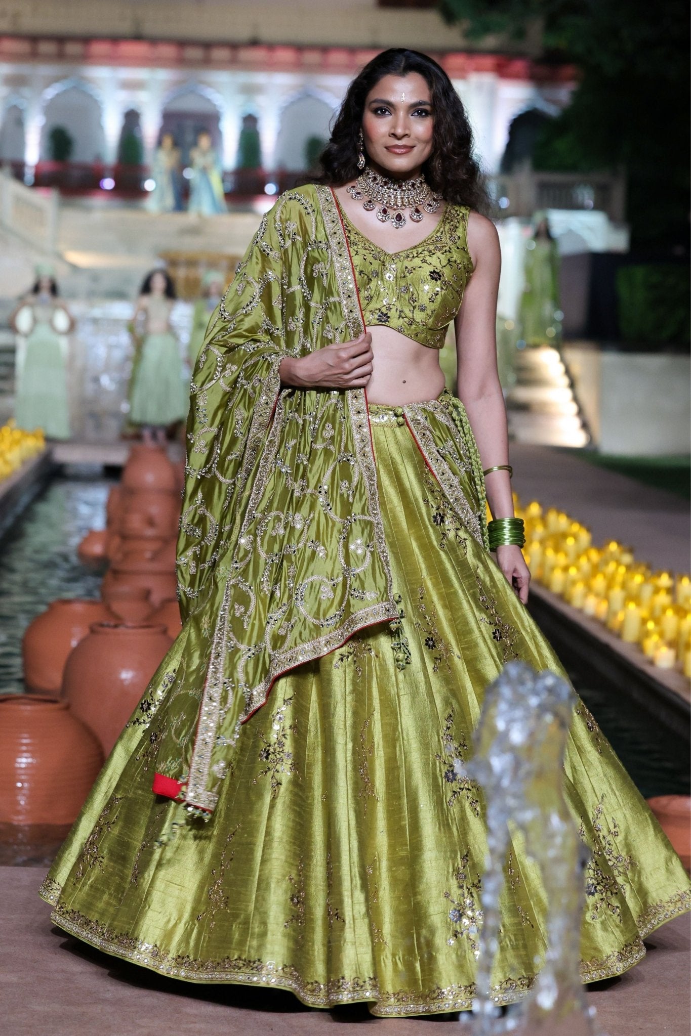 Classic Heena Lehenga Set - Punit Balana - Elahe