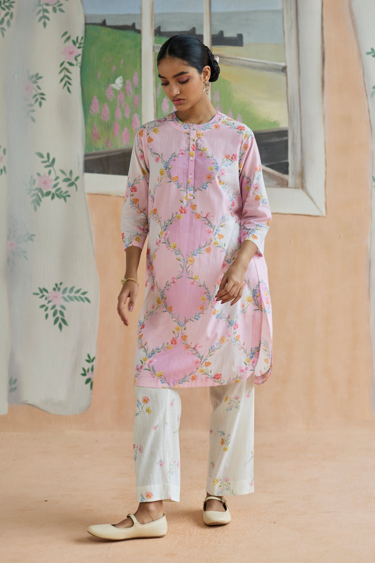 Drift and Dream Mid Kurta Set