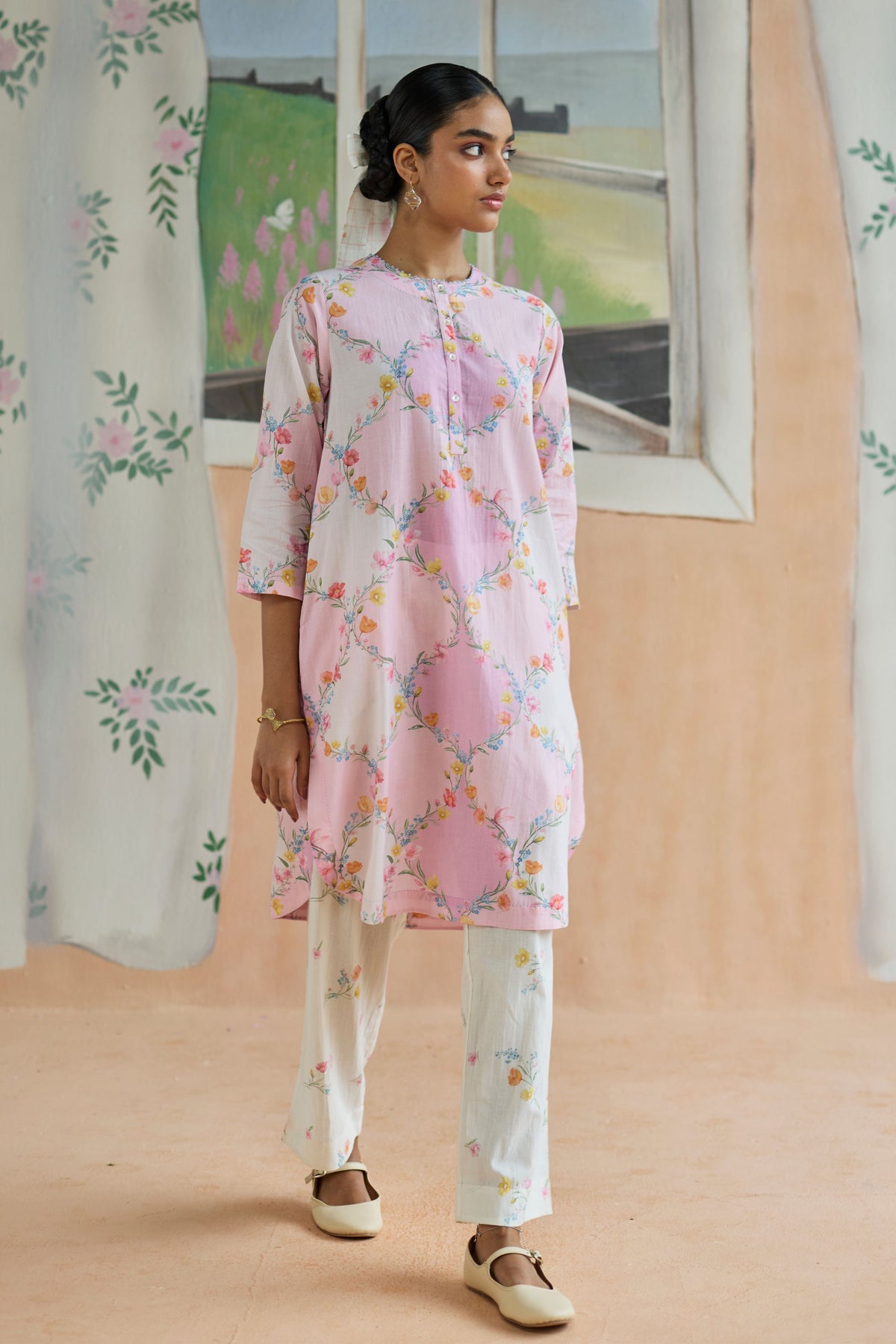 Drift and Dream Mid Kurta Set