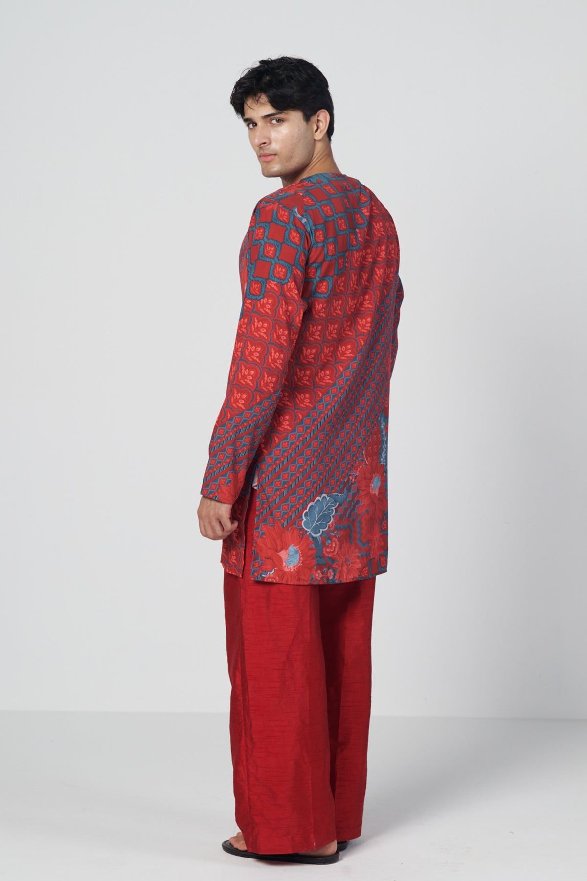 Crimson Charm Kurta Set