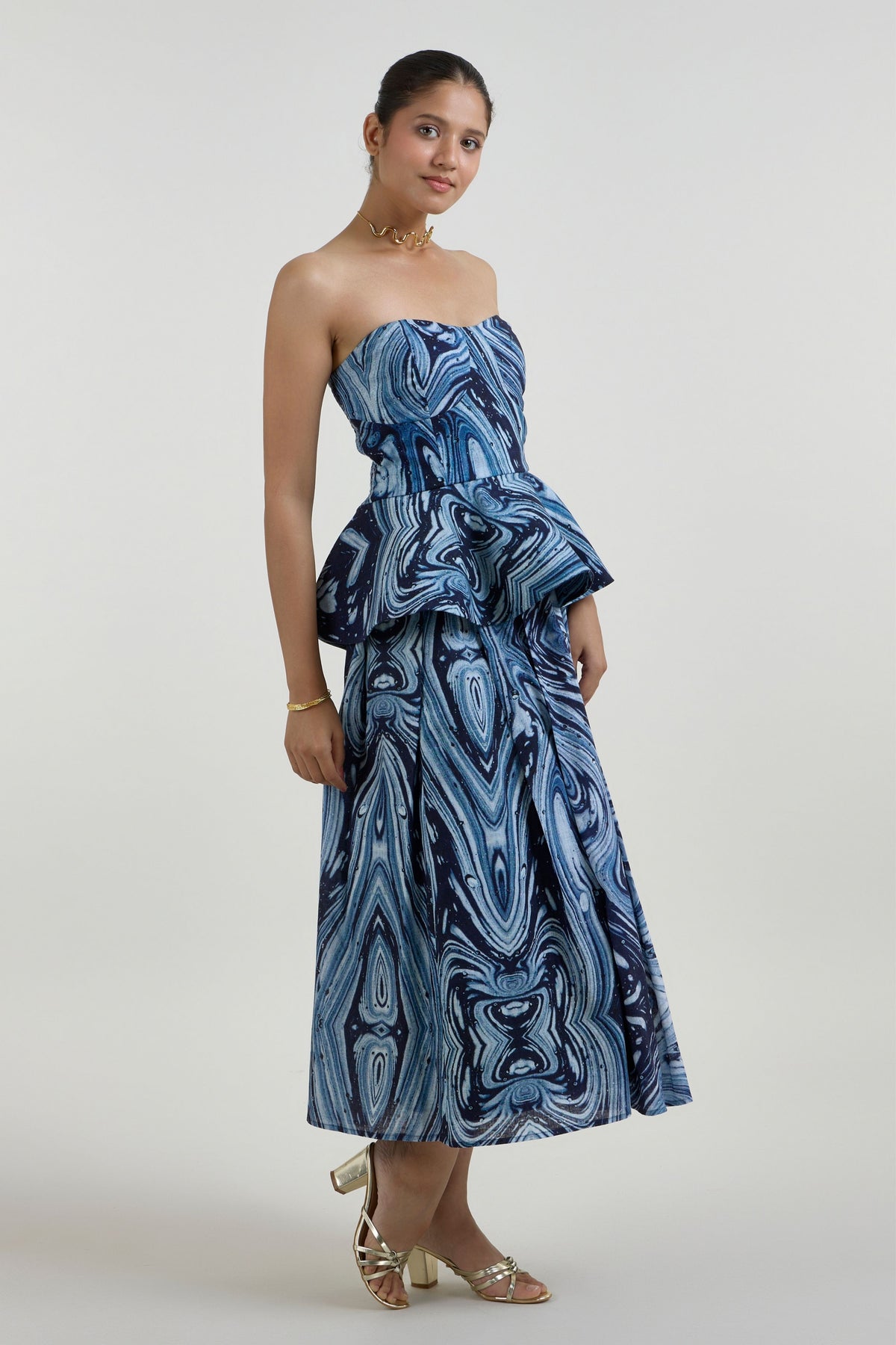 Marbela Peplum Skirt Set