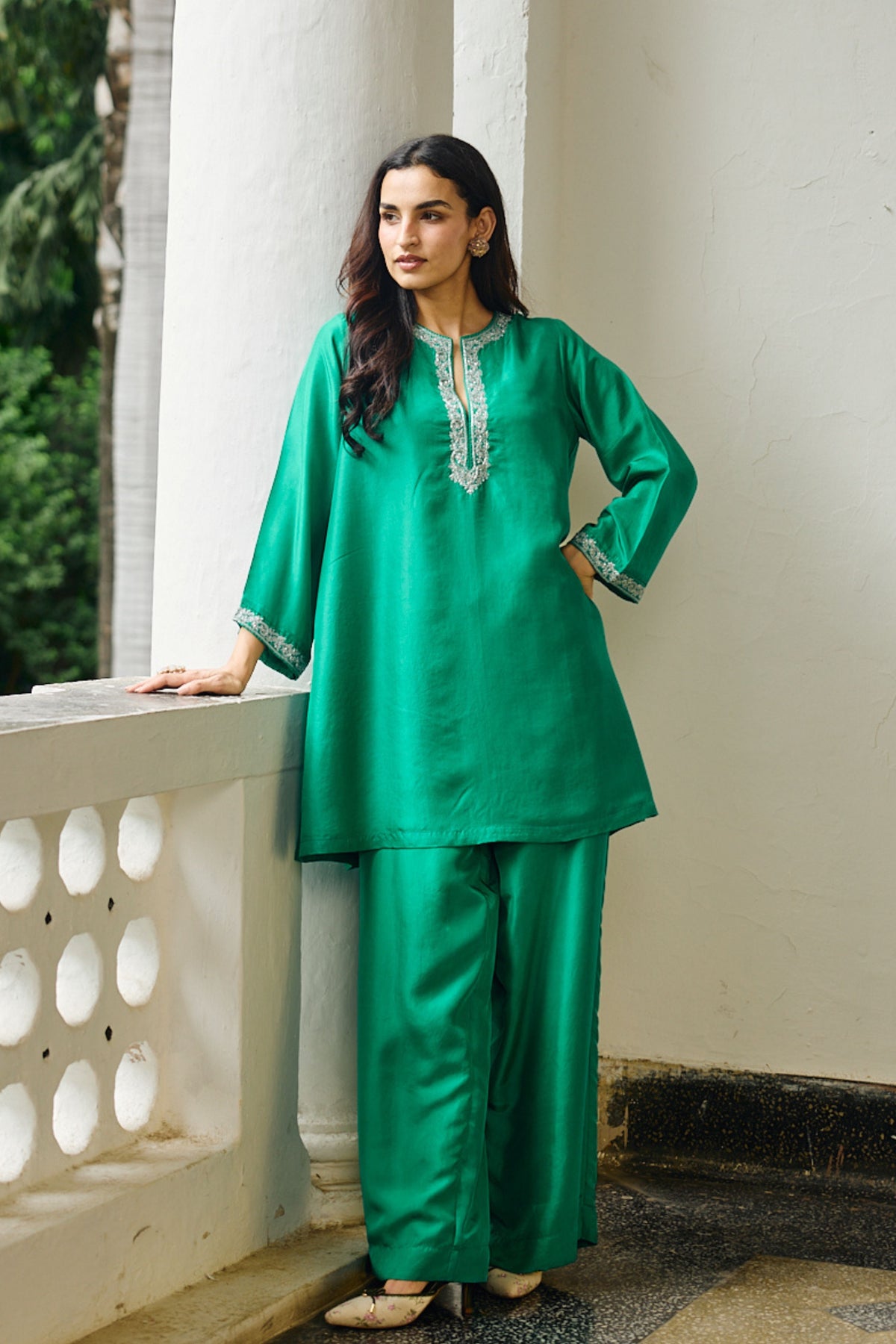 Chiara Jade Tunic Set