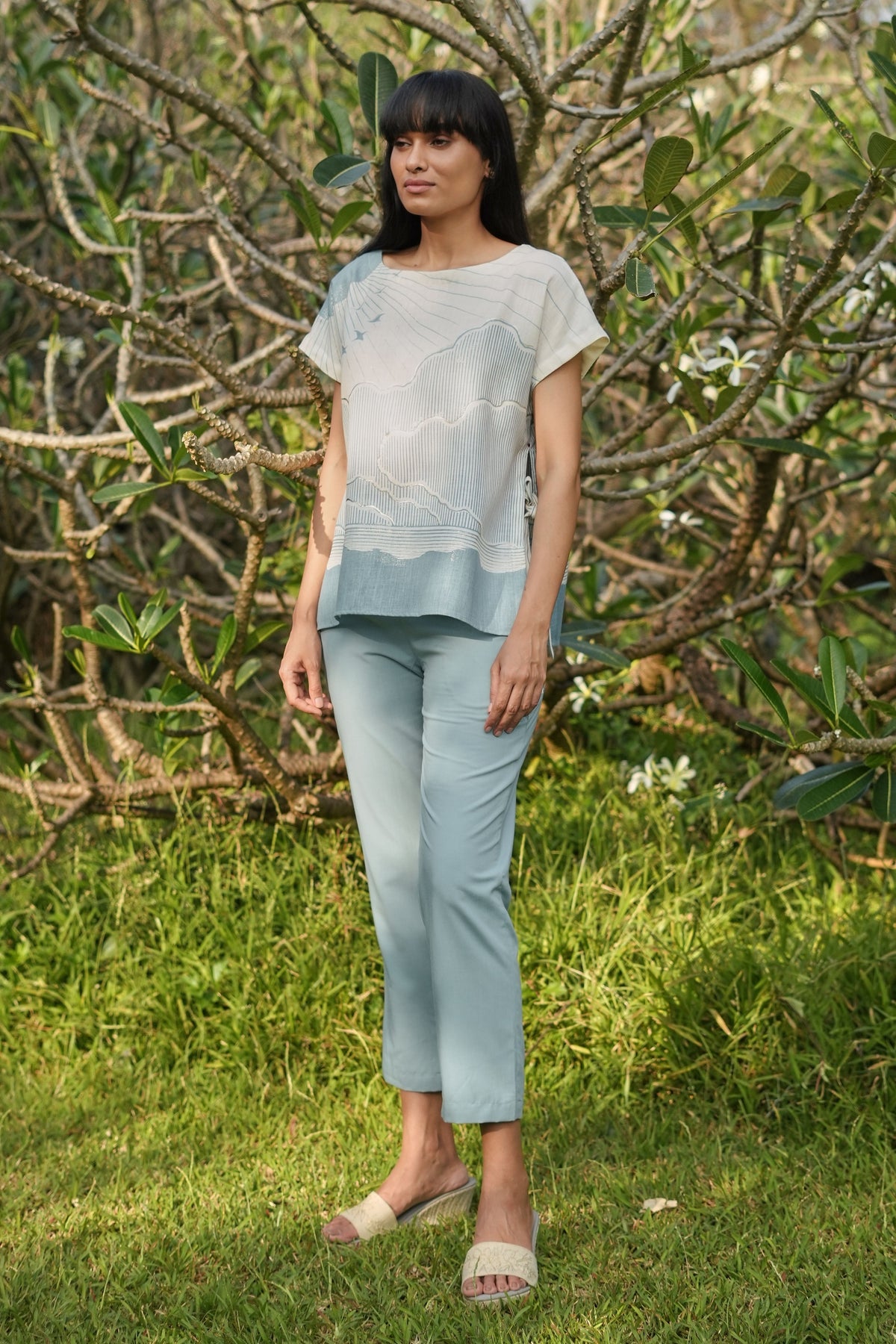Silver Blueberry Co-ord Set