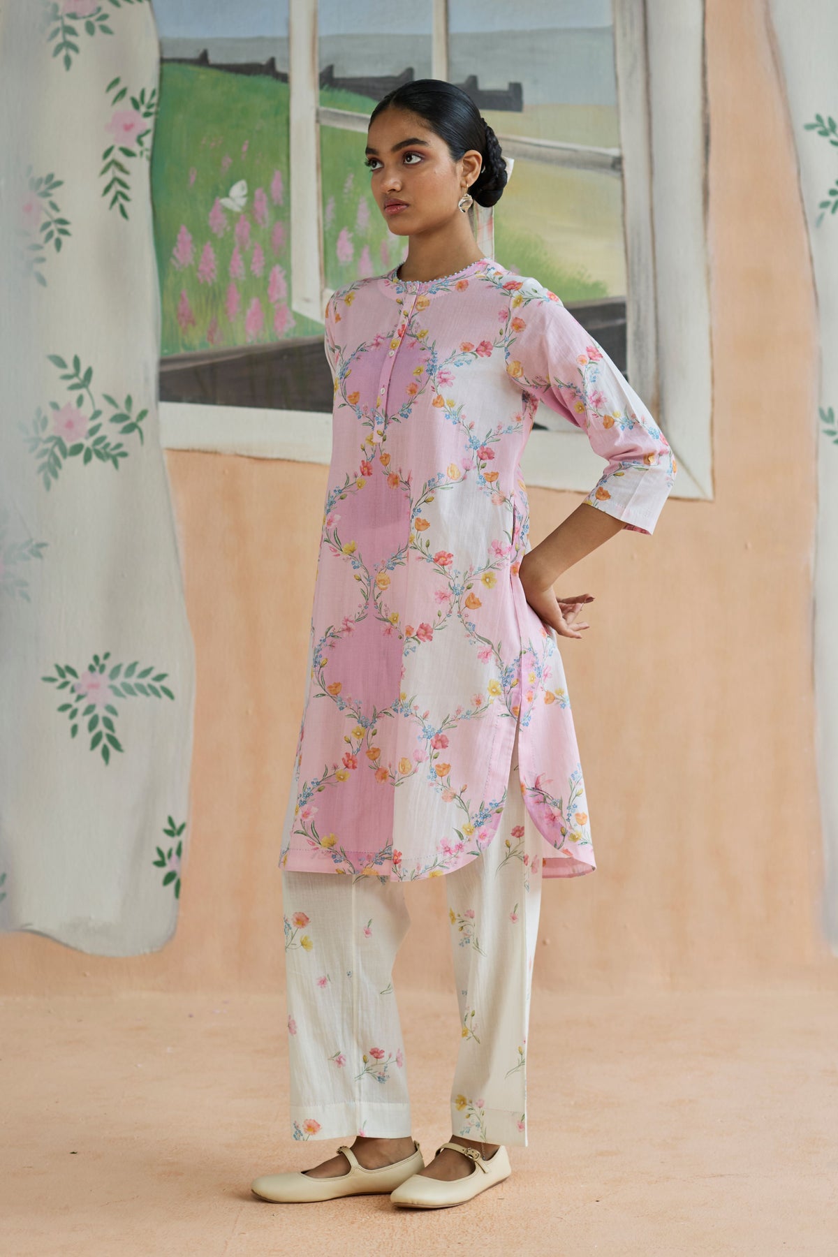 Drift and Dream Mid Kurta Set