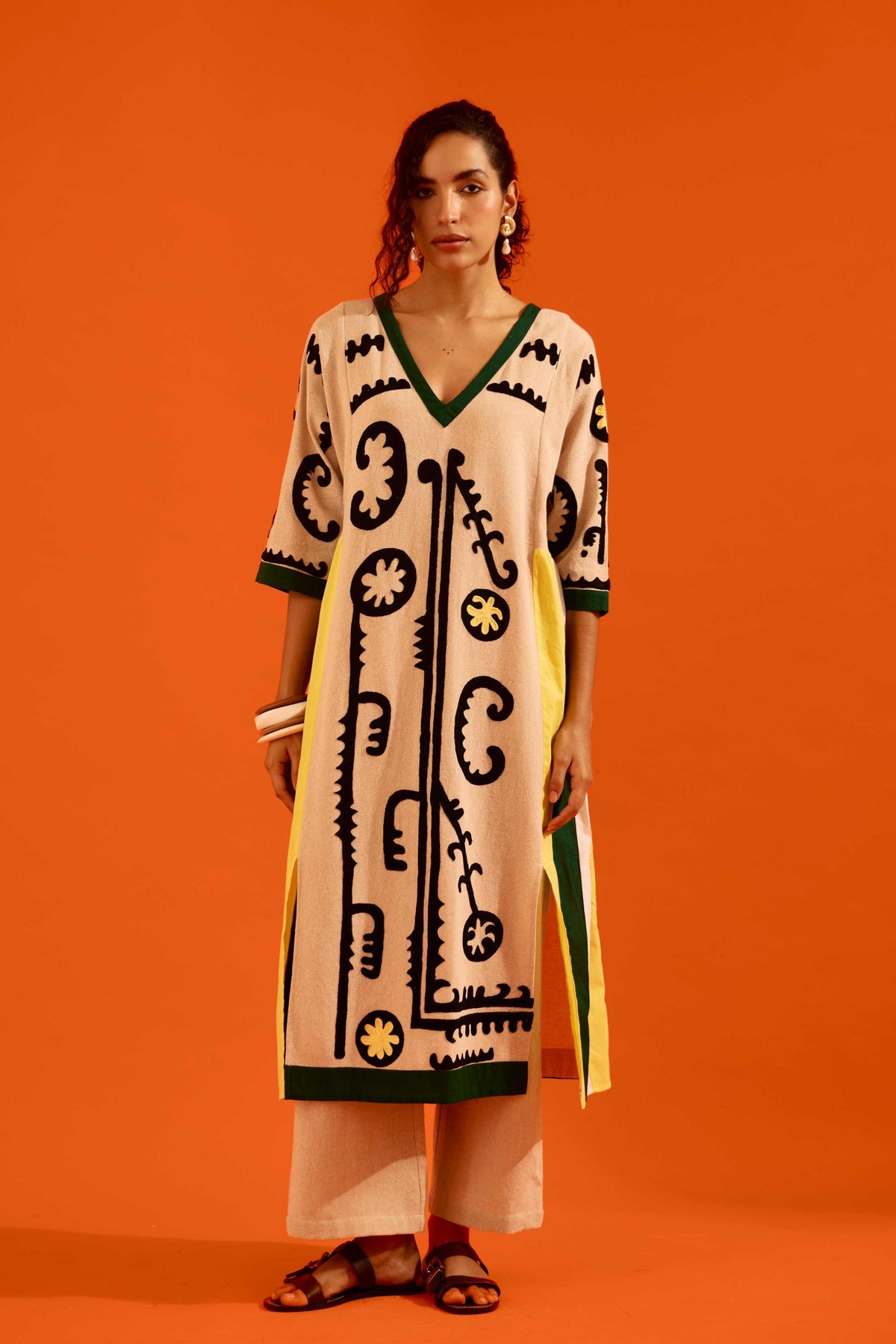 Maasai Motif Tunic Set
