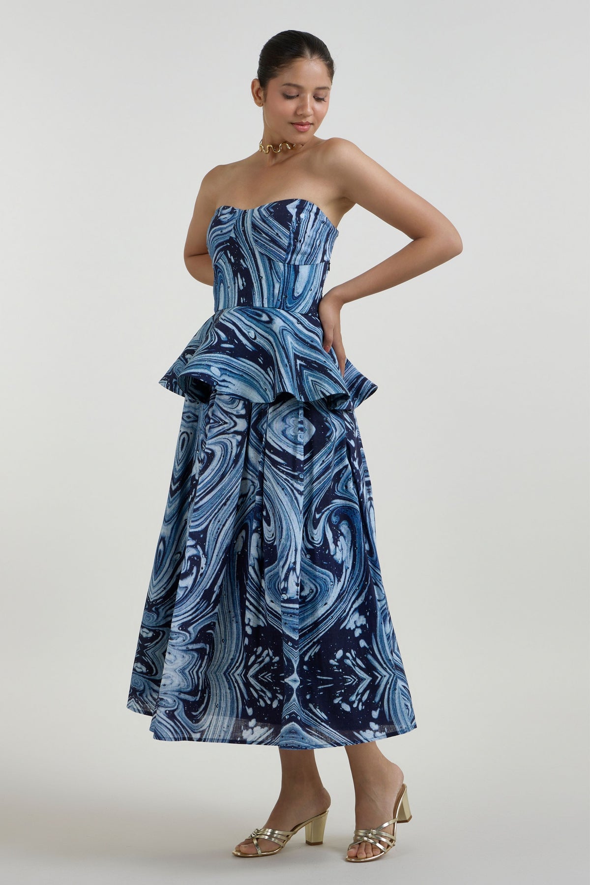 Marbela Peplum Skirt Set
