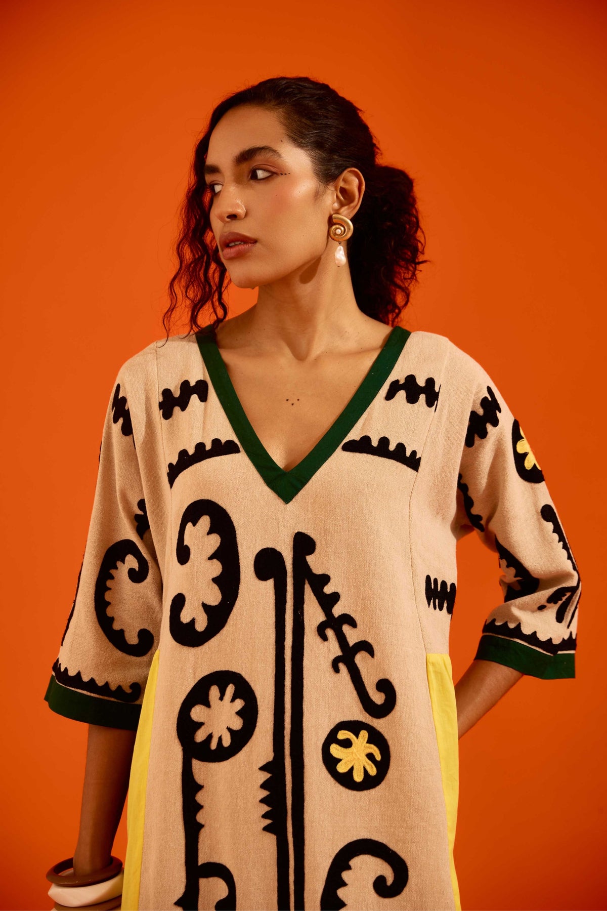 Maasai Motif Tunic Set