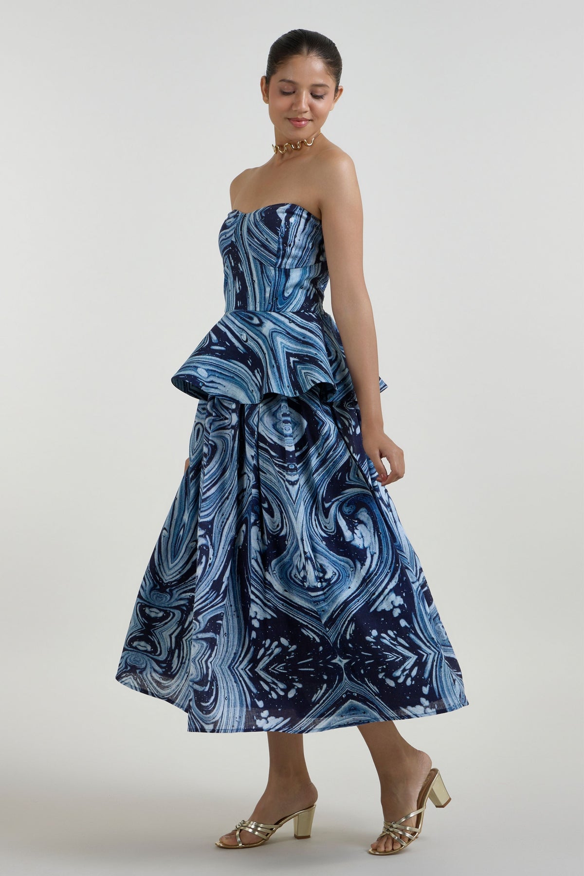 Marbela Peplum Skirt Set