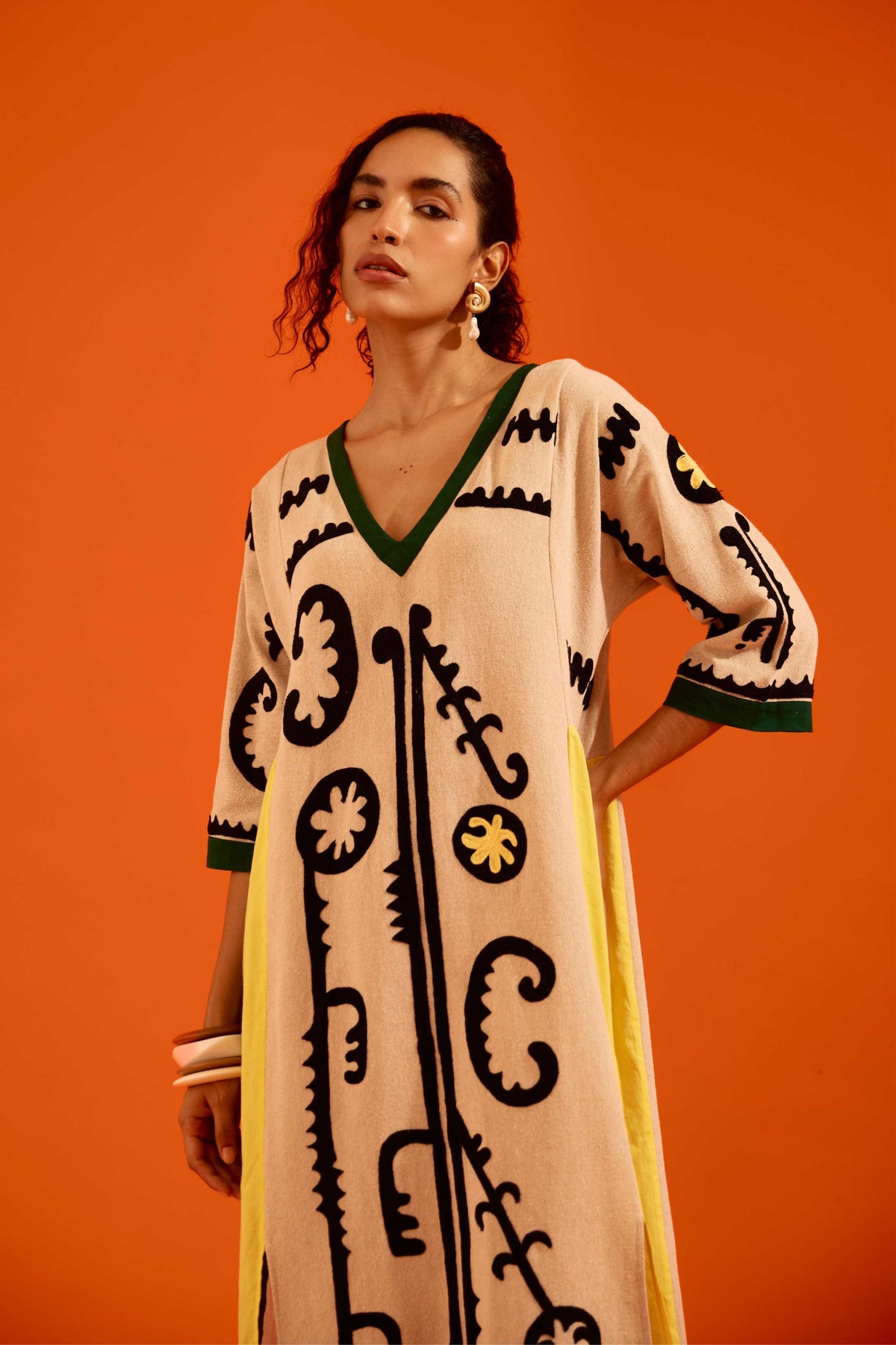Maasai Motif Tunic Set