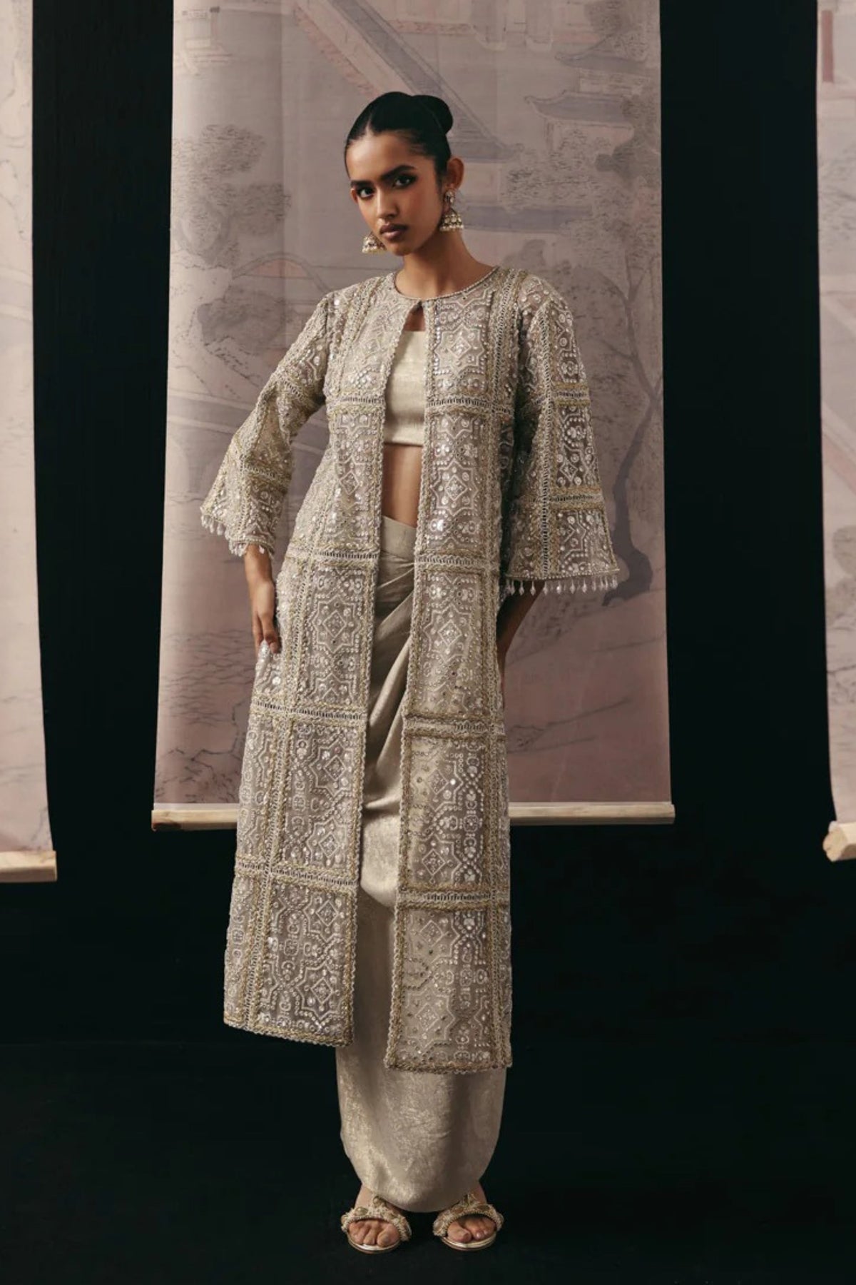 Silver Shimmer Skirt