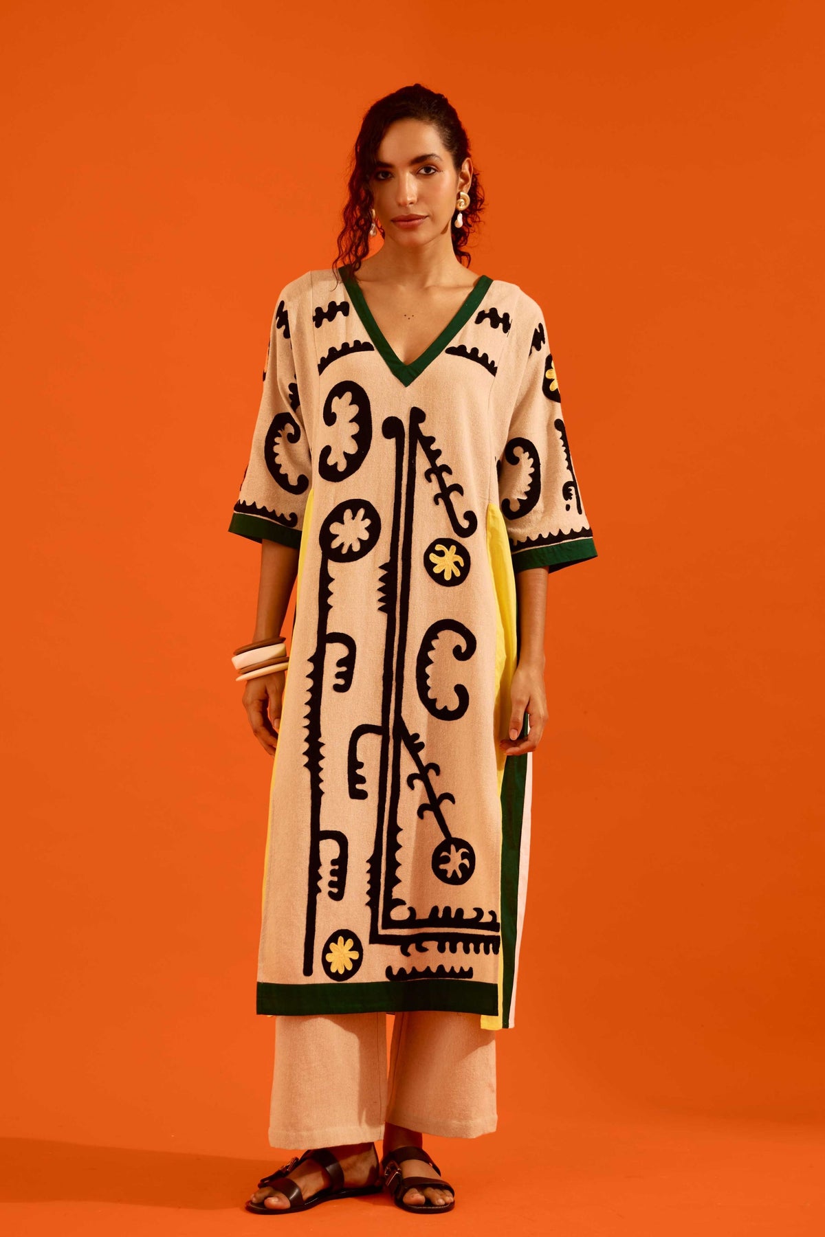 Maasai Motif Tunic Set