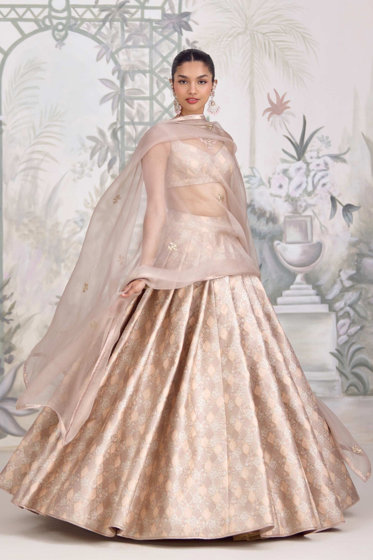 Moonlight Grey Lehenga Set