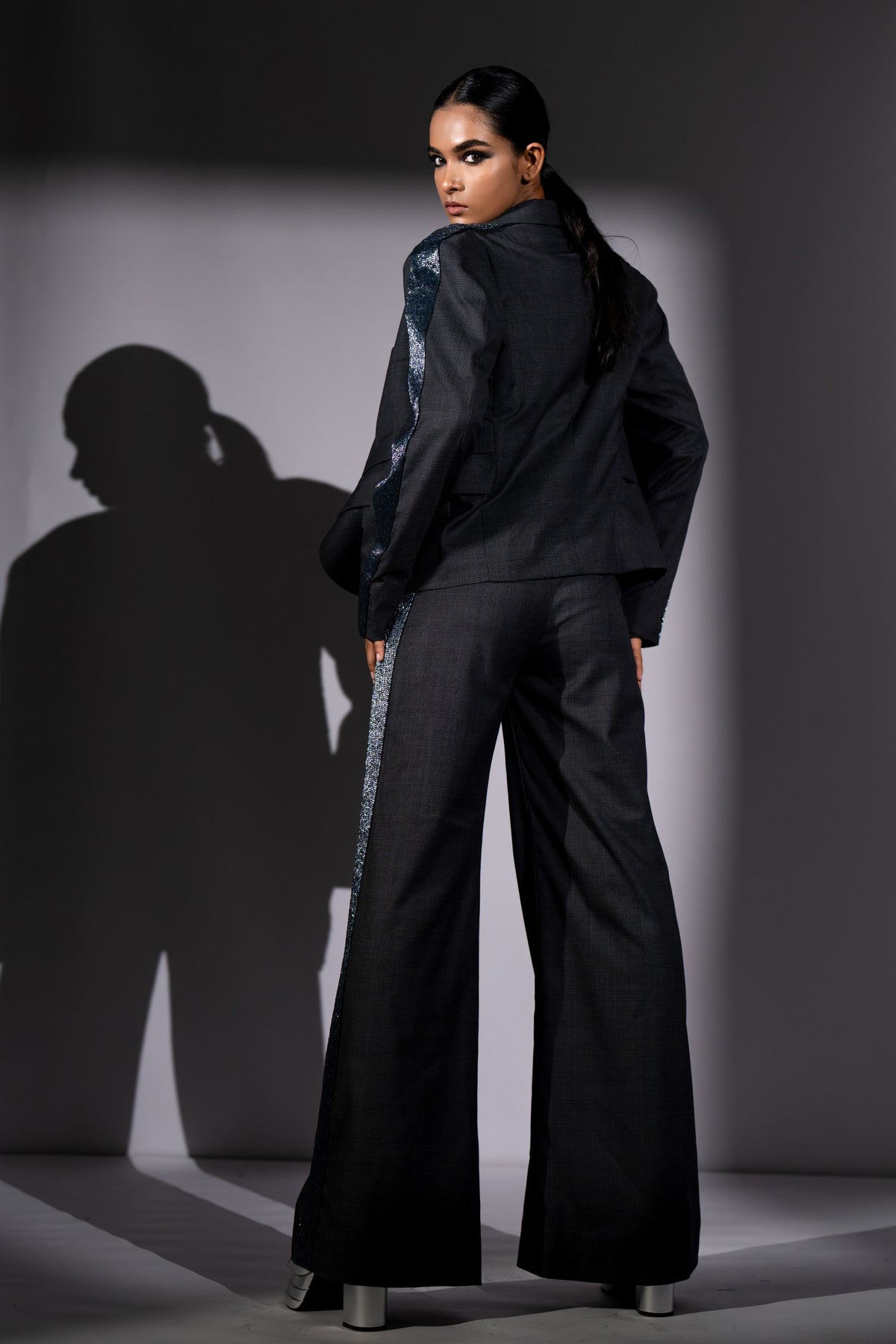 Grey Star Band Pantsuit