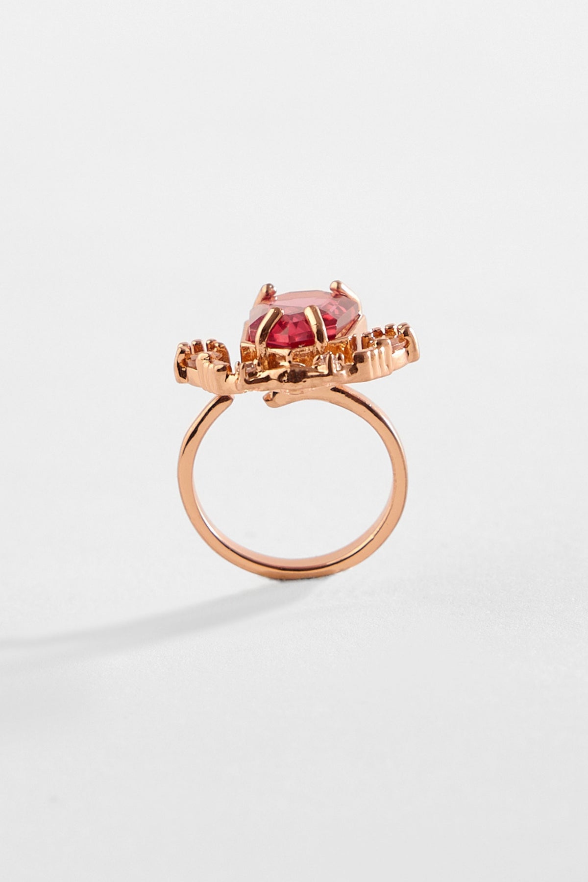 The Faena Gemstone Ring in Vintage Rose