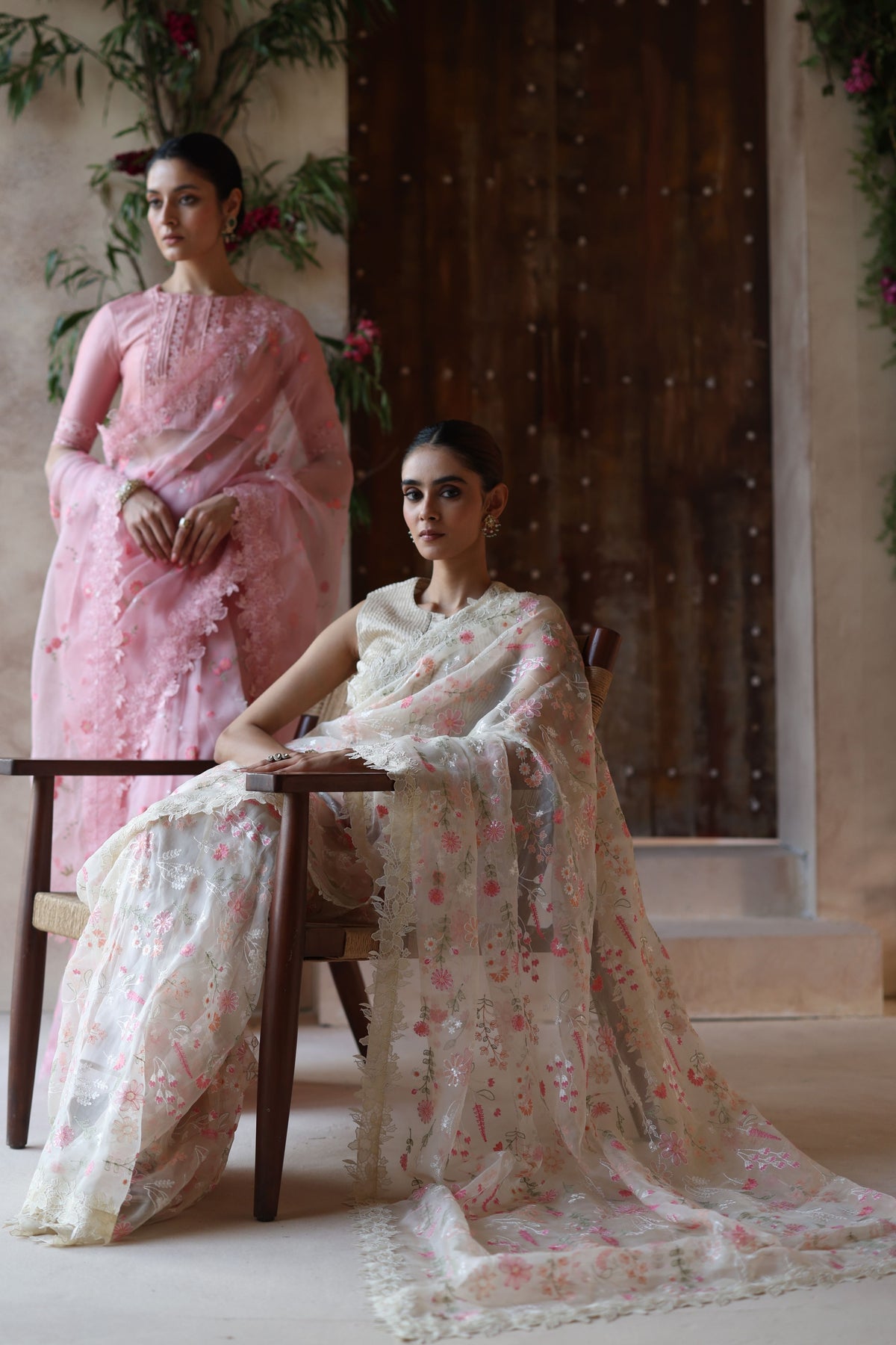 Shiloh Pink Saree