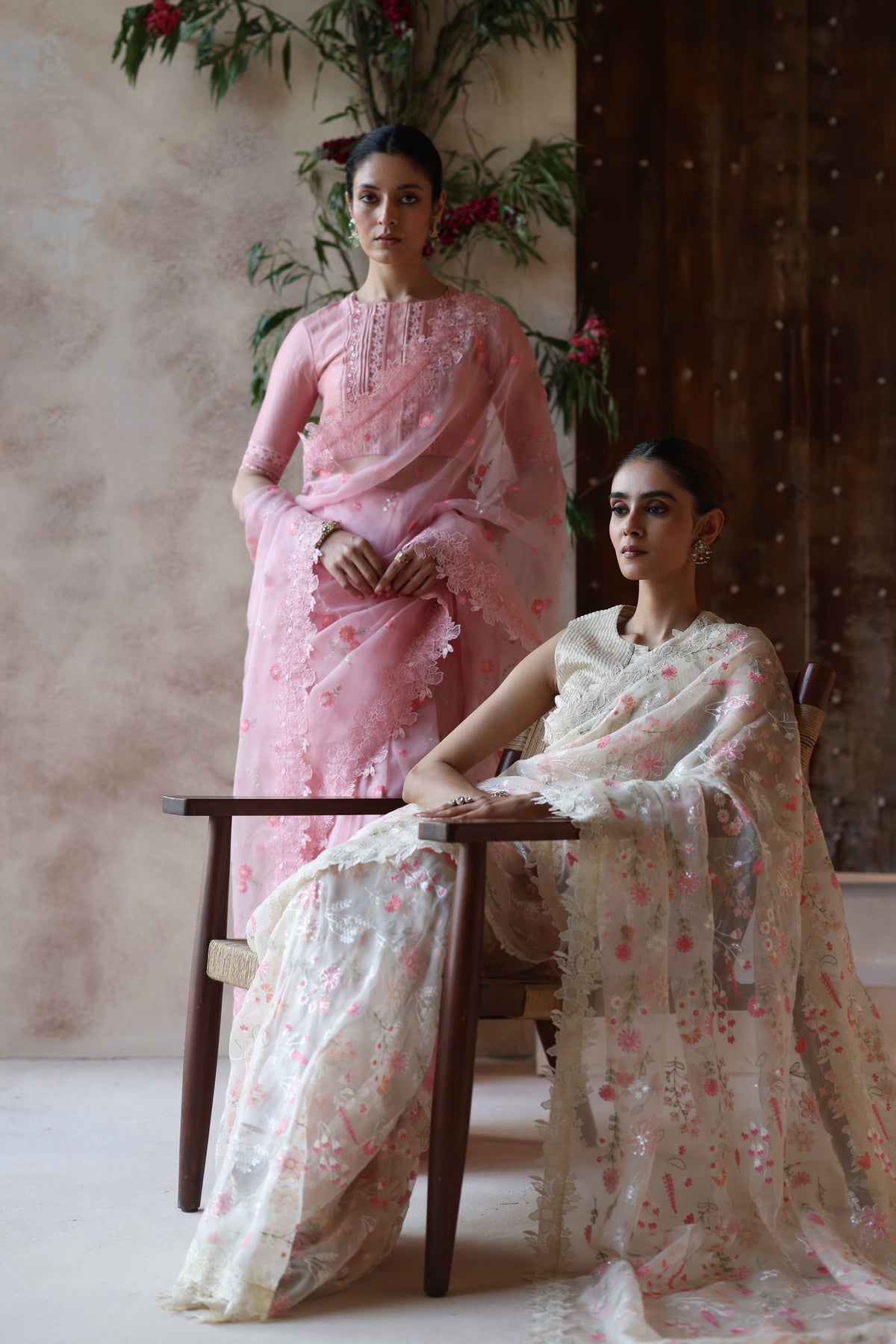 Shiloh Pink Saree