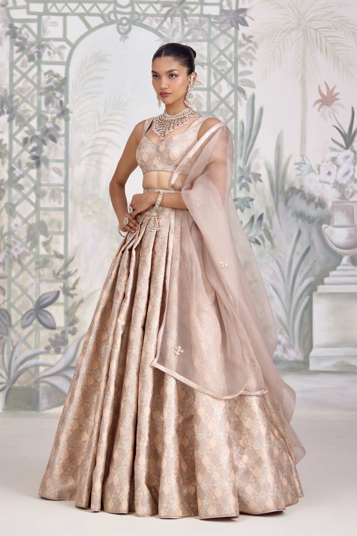 Moonlight Grey Lehenga Set