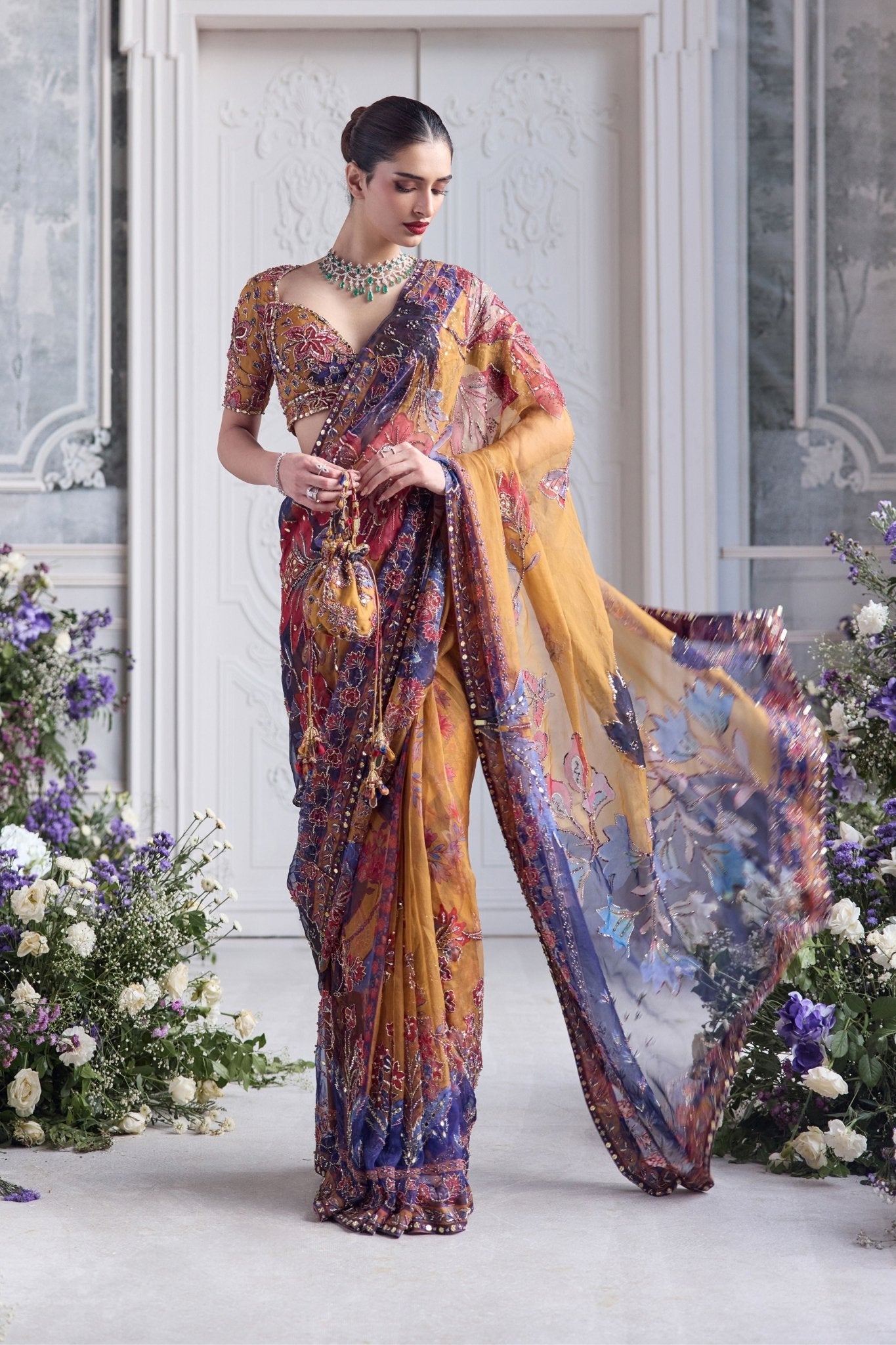 Shahzain Saree Set - Mahima Mahajan - Elahe