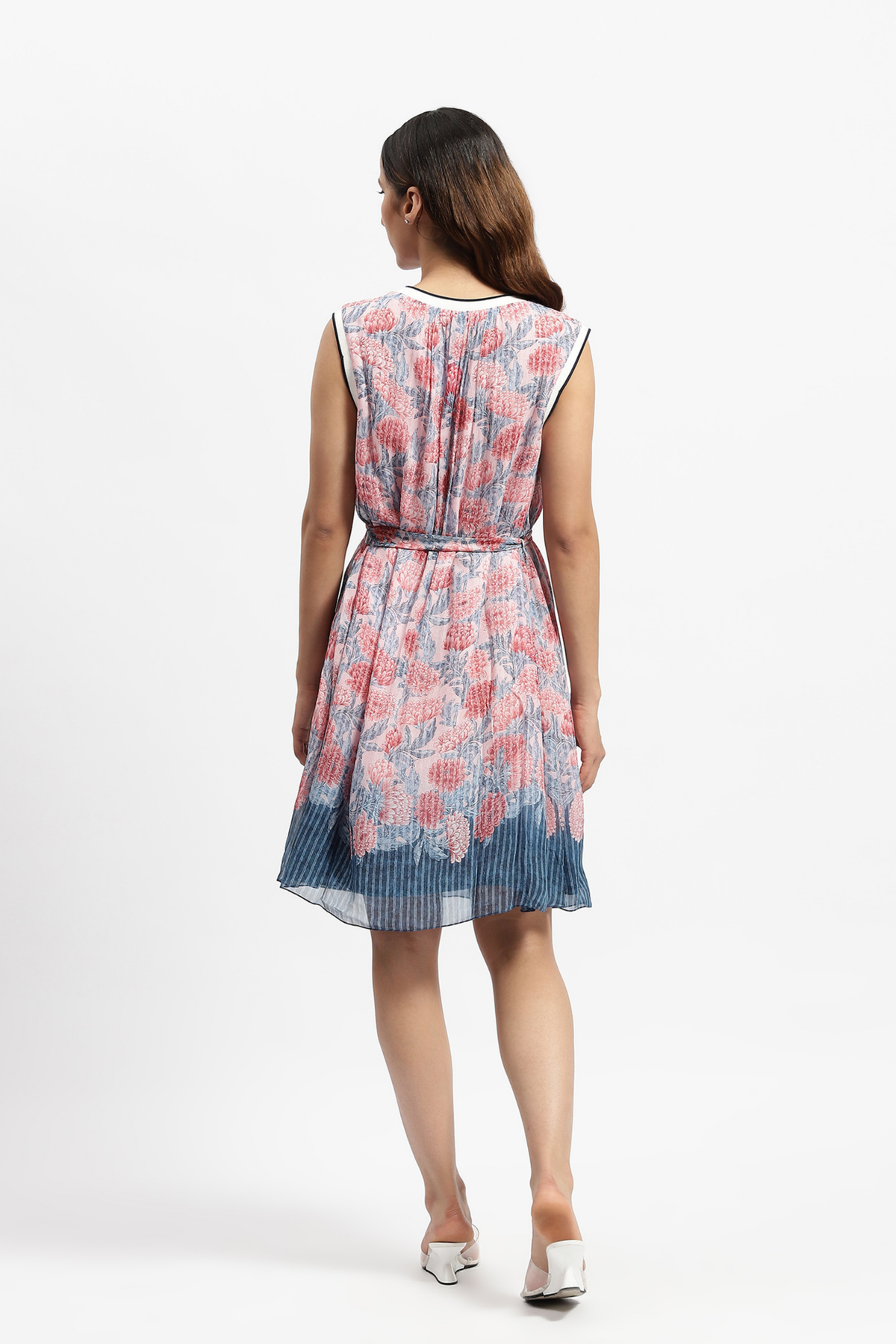 Flowers &amp; Stripes Dress