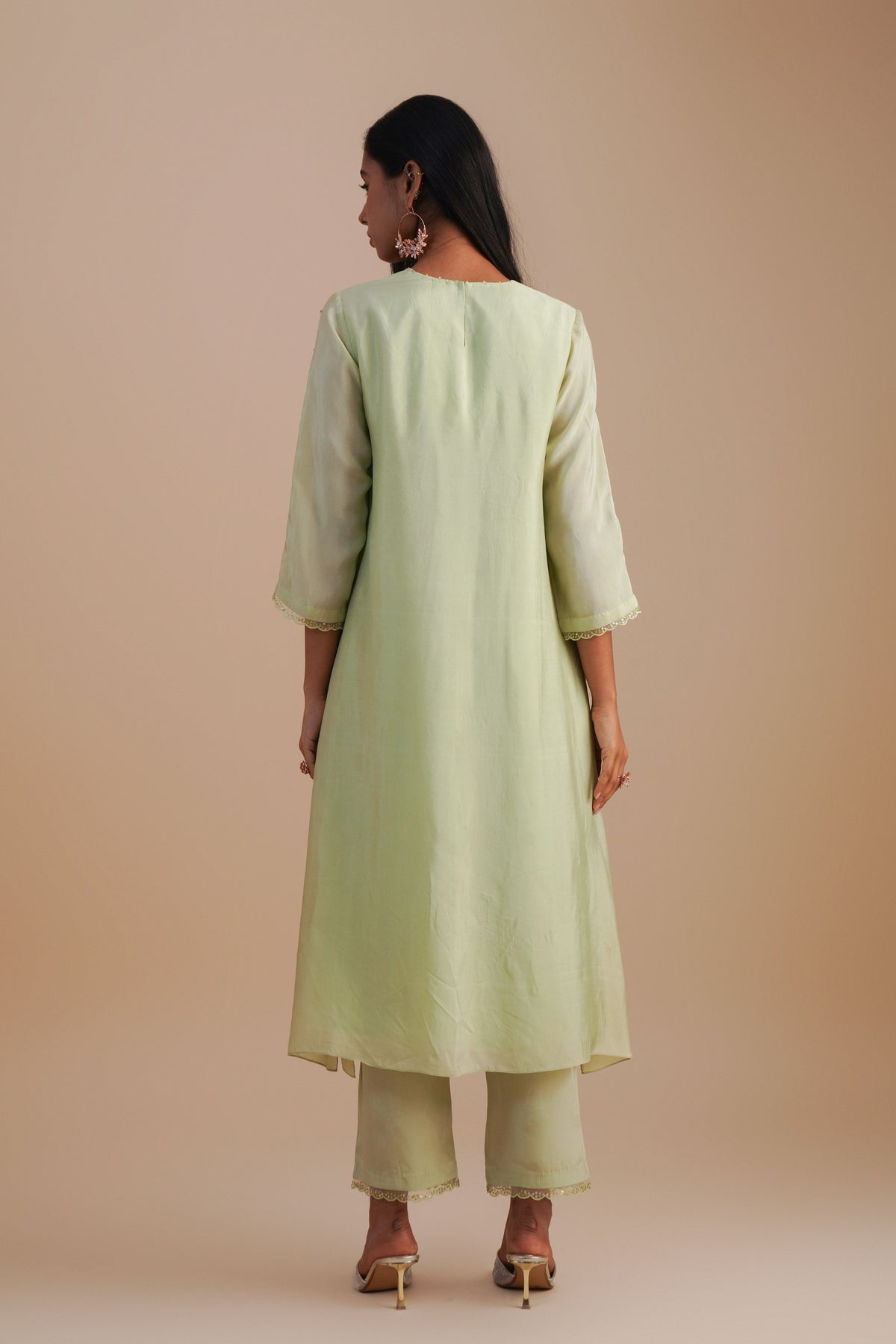 Organza Mist Kurta Set