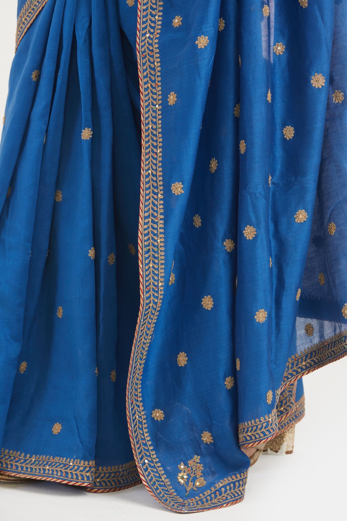 Chelsea Blue Saree Set